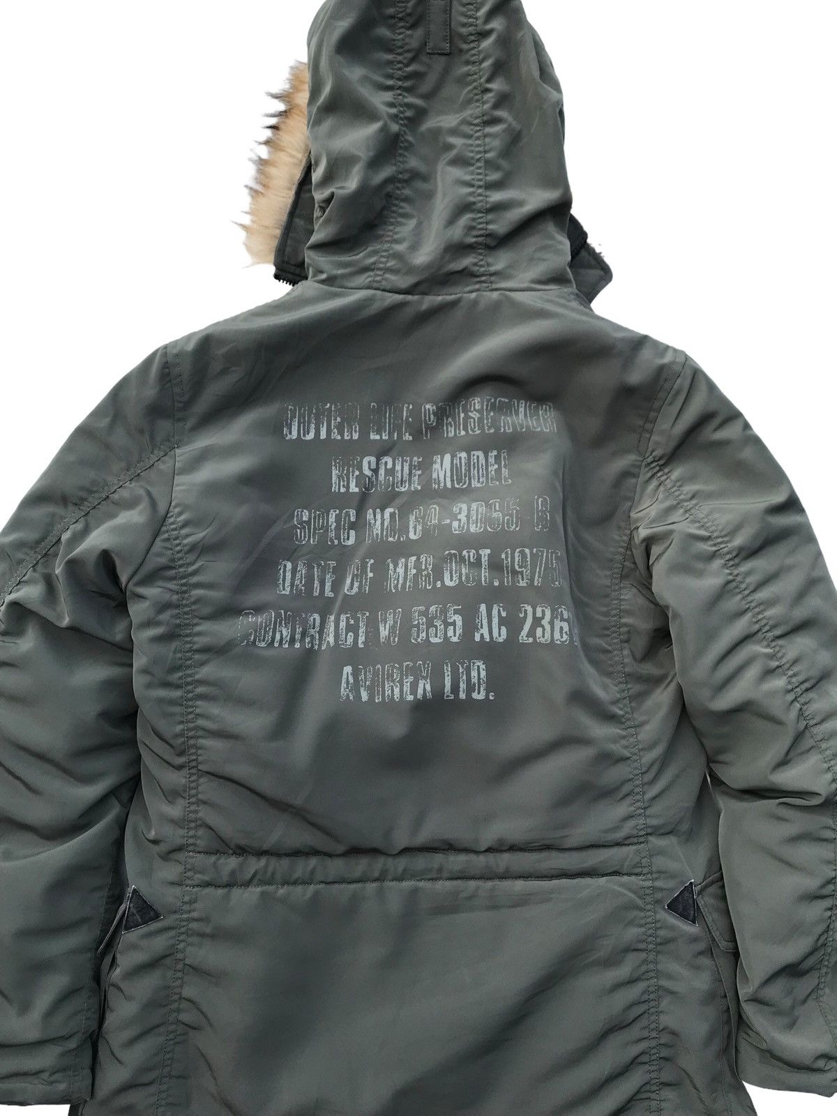 Avirex Avirex Faux Fur Military Bombers Parka Jacket Size US M / EU 48-50 / 2 - 13 Thumbnail