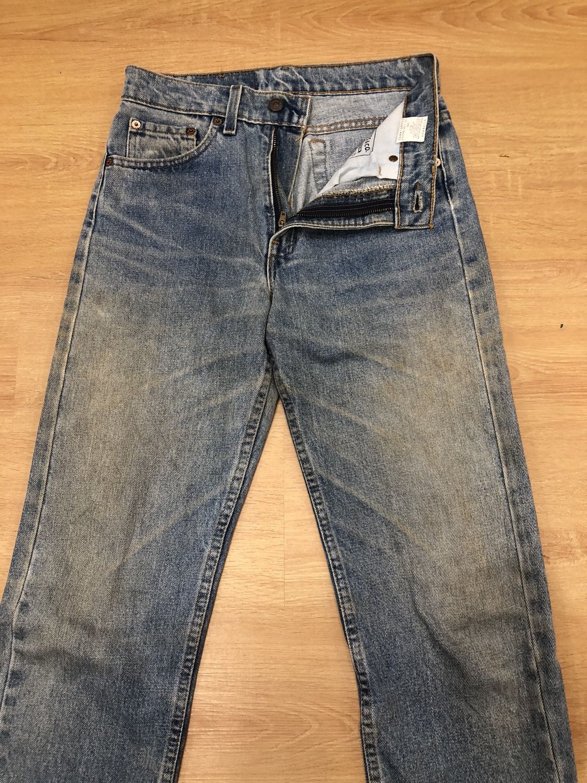 Levi's Vintage 90s Levi’s 505 Distressed Jeans Size US 27 - 2 Thumbnail