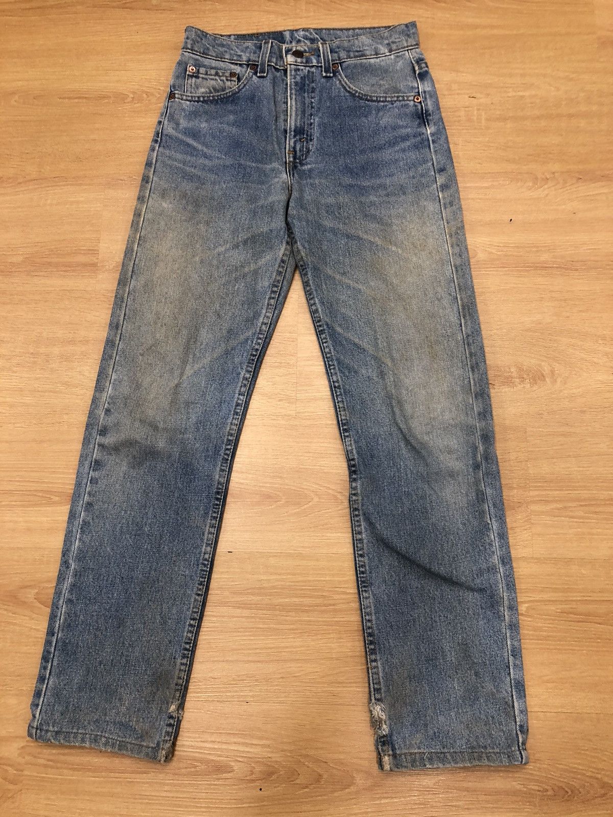 Levi's Vintage 90s Levi’s 505 Distressed Jeans Size US 27 - 1 Thumbnail