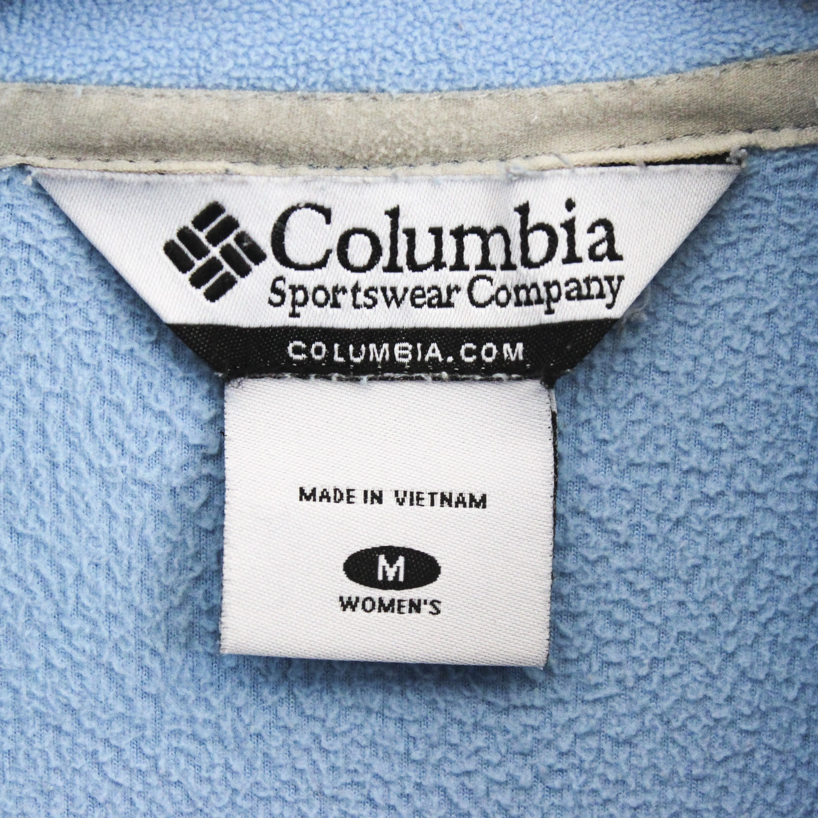 Columbia Sportswear Women M Fleece Zip Up Jumper Sweatshirt Sweater Size M / US 6-8 / IT 42-44 - 6 Thumbnail
