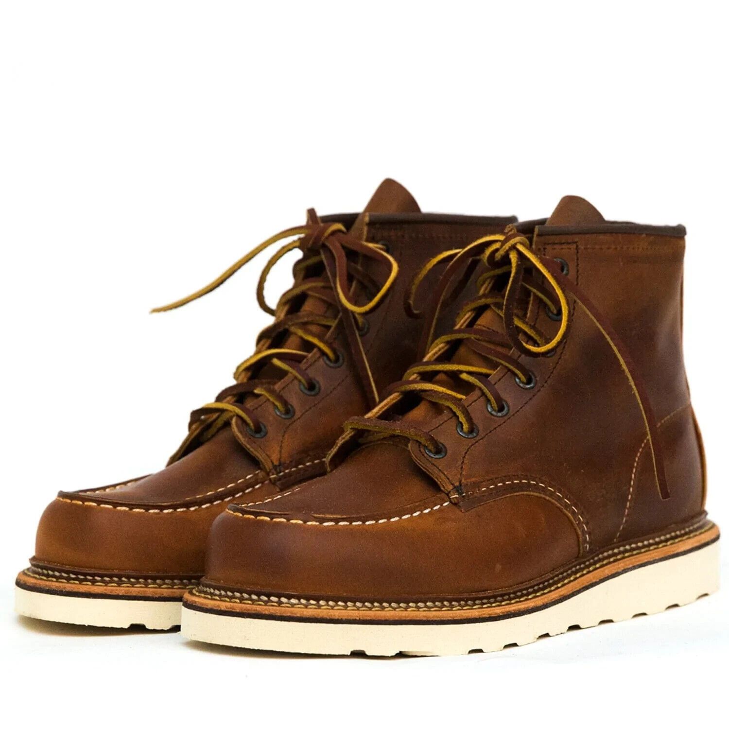 RED WING 1907 CLASSIC MOC TOE COPPER ROUGH & TOUGH