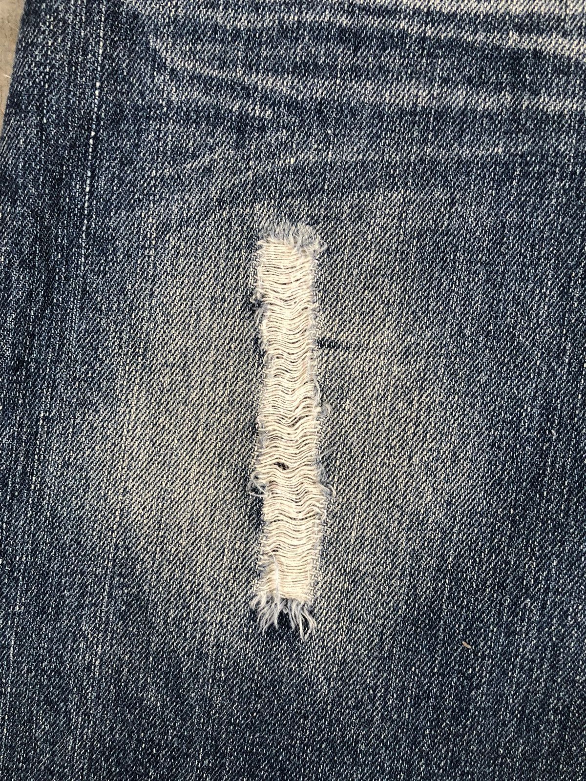 Le Grande Bleu (L.G.B.) Japanese Risot Flared Jeans Distreased Jeans Size US 30 / EU 46 - 15 Thumbnail