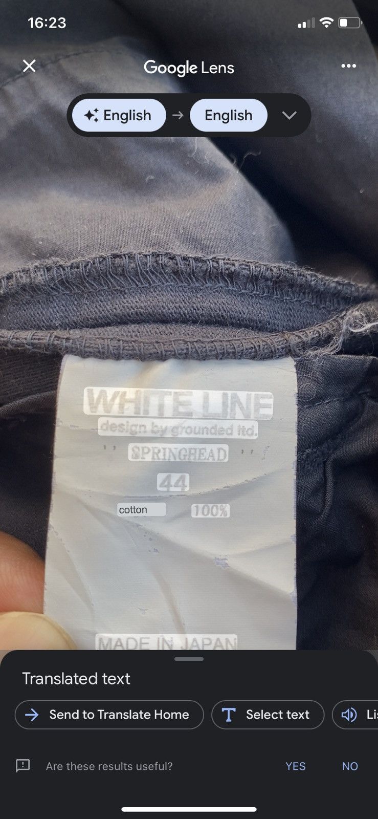 Japanese Brand white line pants Size US 31 - 8 Thumbnail