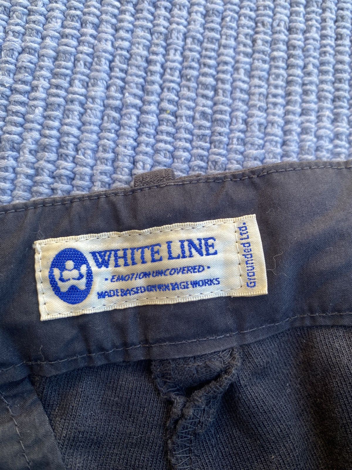 Japanese Brand white line pants Size US 31 - 6 Thumbnail