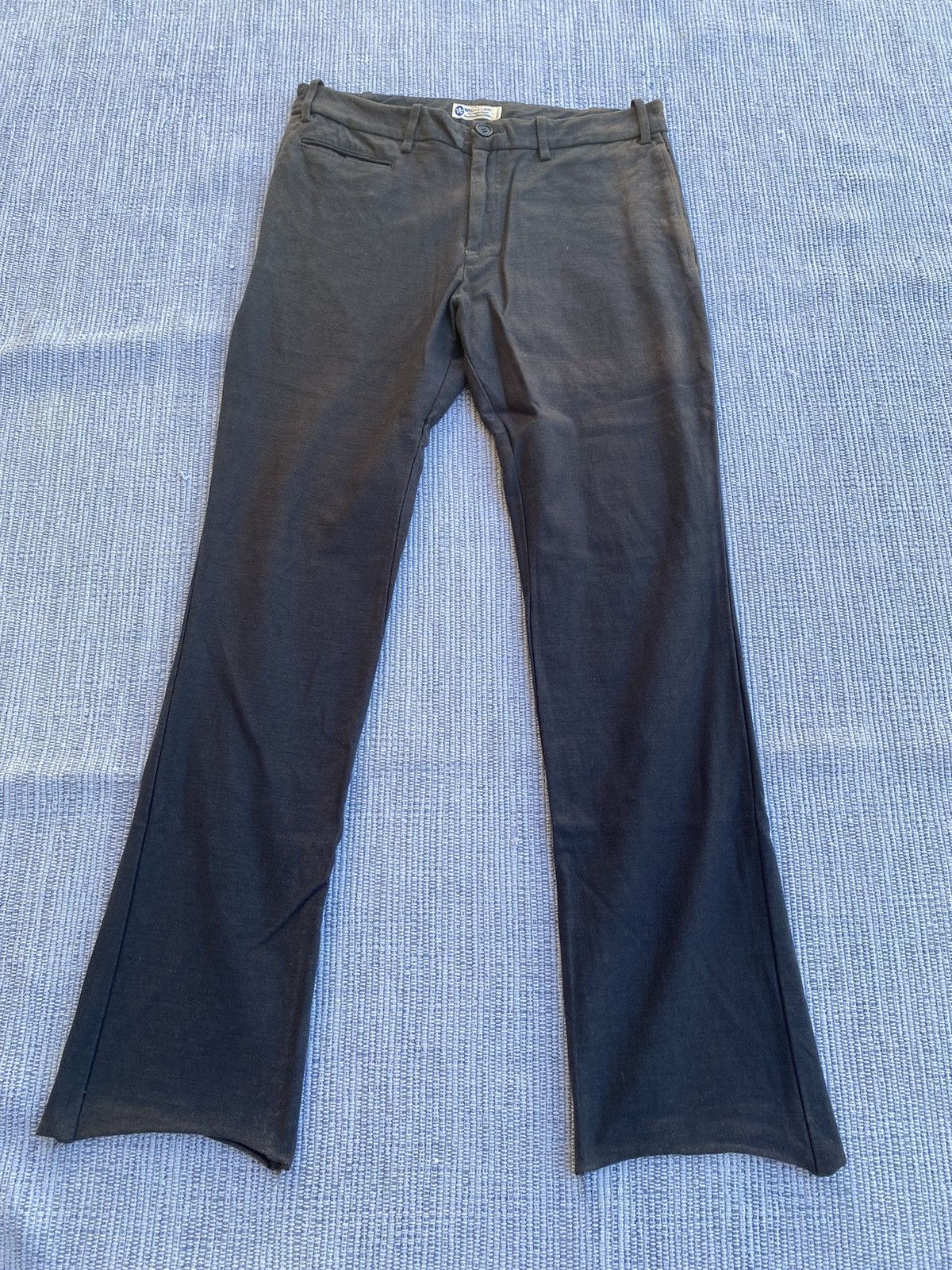 Japanese Brand white line pants Size US 31 - 15 Thumbnail