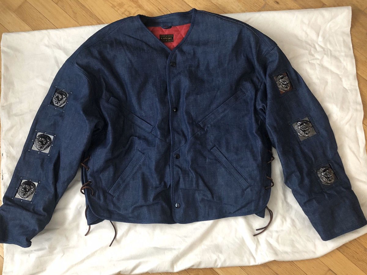 Kapital × Kapital Kountry Kapital Kountry Limited Lion Riders Denim Jacket Size US L / EU 52-54 / 3 - 2 Thumbnail