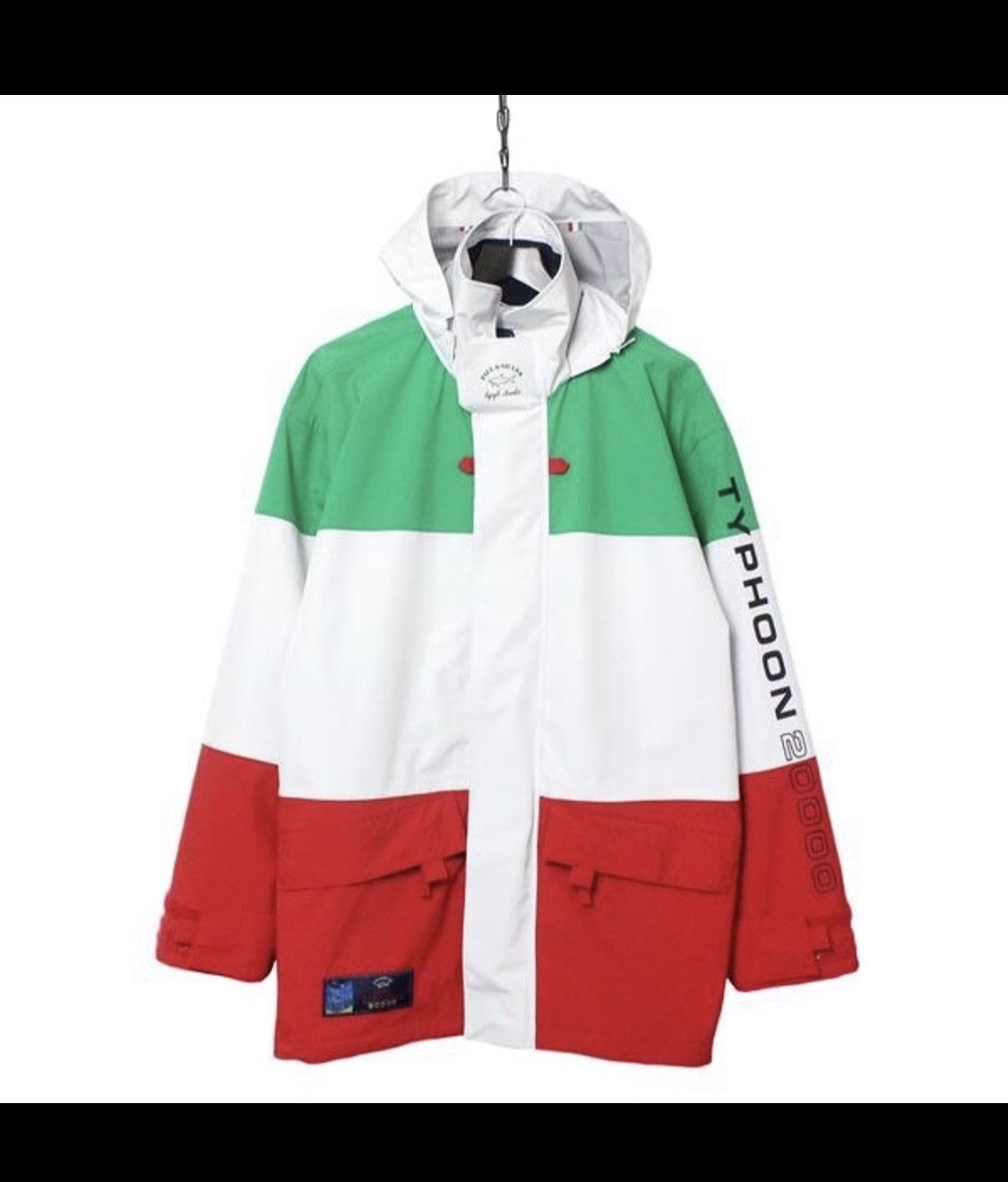 Paul & Shark Paul & Shark Tricolor 'Typhoon 2000' Raincoat | Grailed