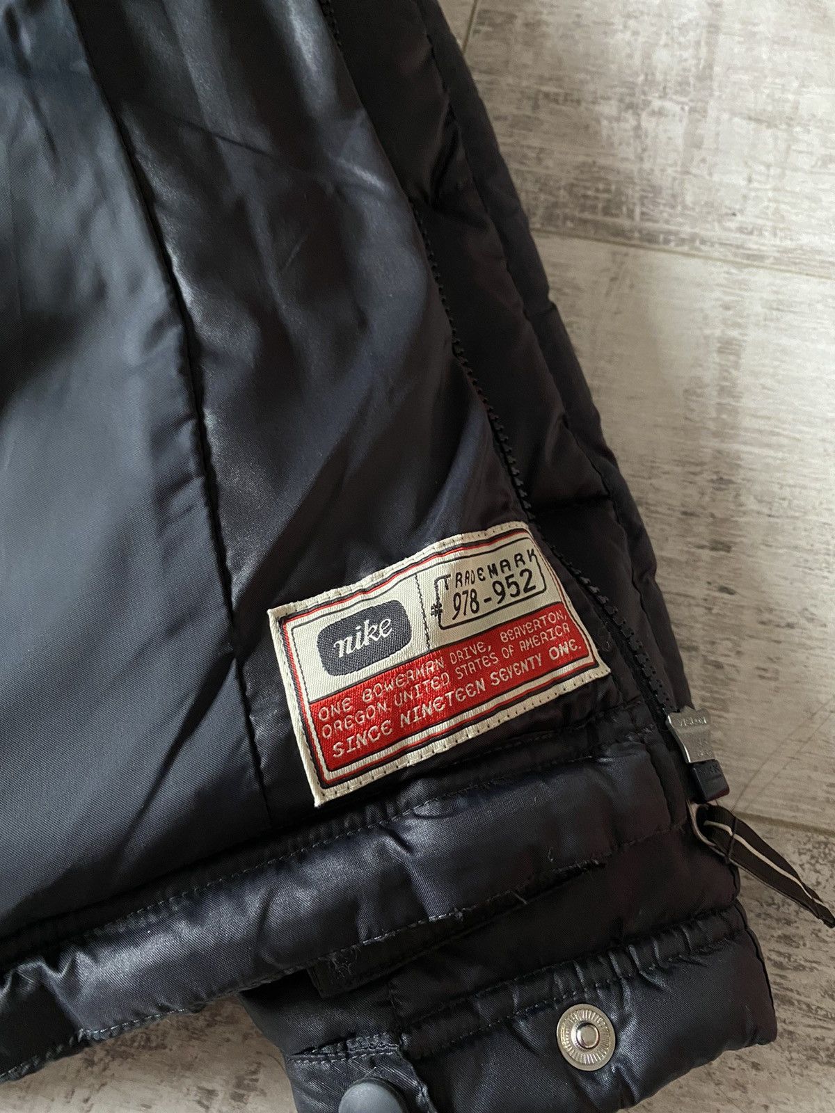 Nike 🎬 VINTAGE NIKE MINI LOGO DRILL DOWN PUFFER JACKET 90’S Size US M / EU 48-50 / 2 - 7 Thumbnail