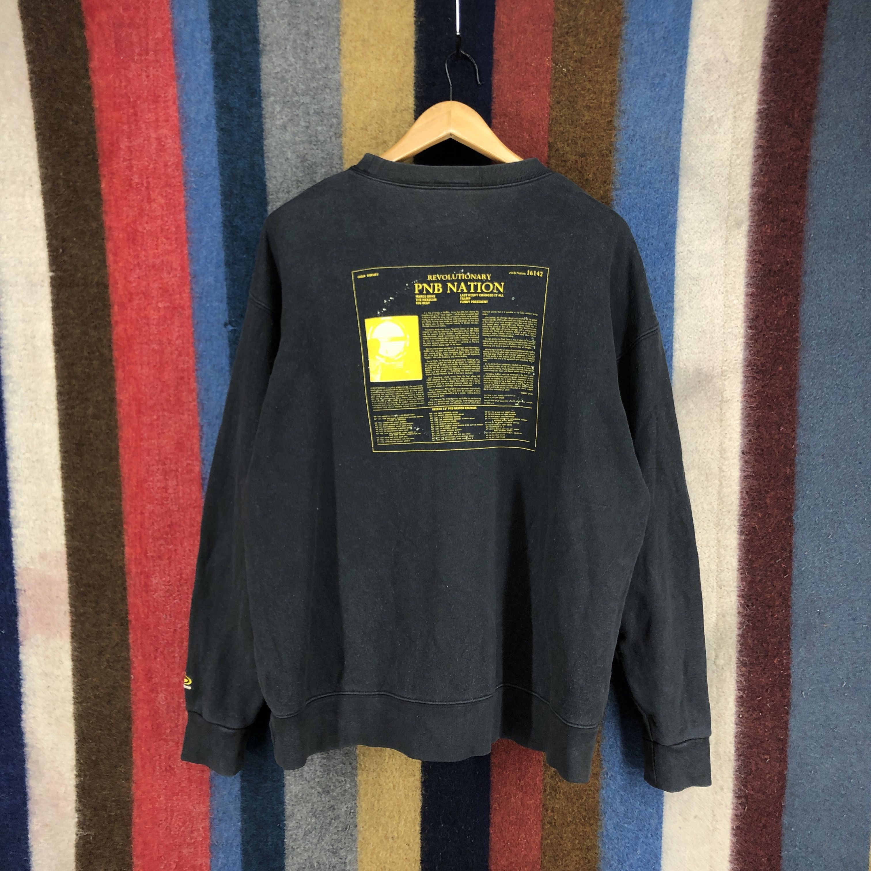 Other REVOLUTIONARY PNB NATION Crew Neck Sweatshirt #0438/S Size US XL / EU 56 / 4 - 8 Thumbnail