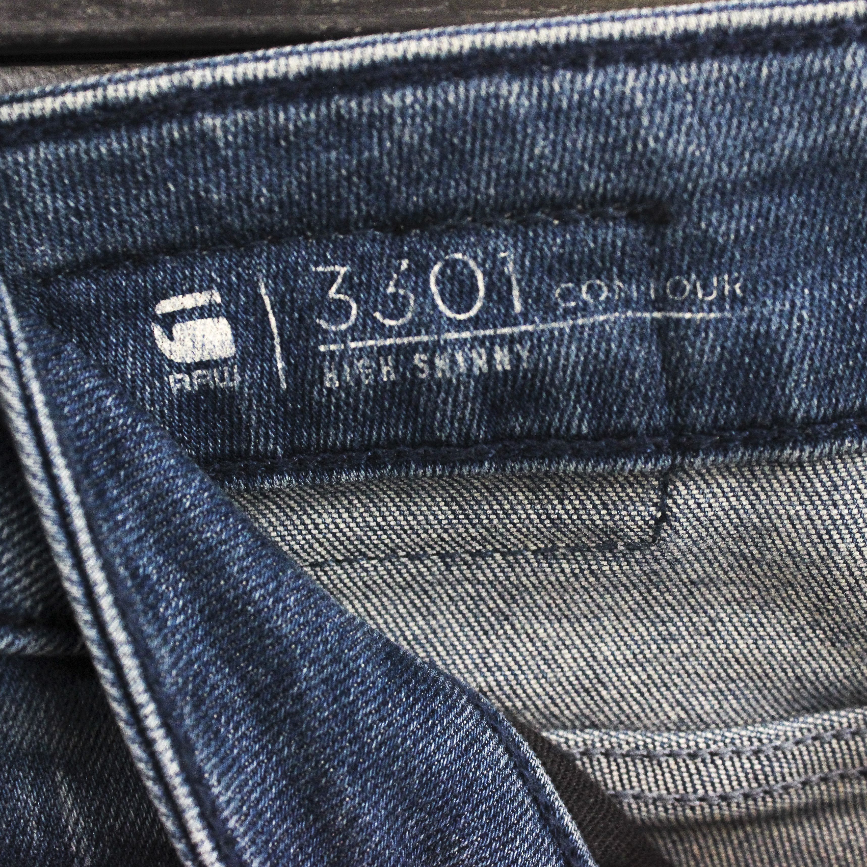 G-Star Contour High Skinny W31 L34 Jeans Pants Trousers Denim Zip Size 31" - 4 Thumbnail