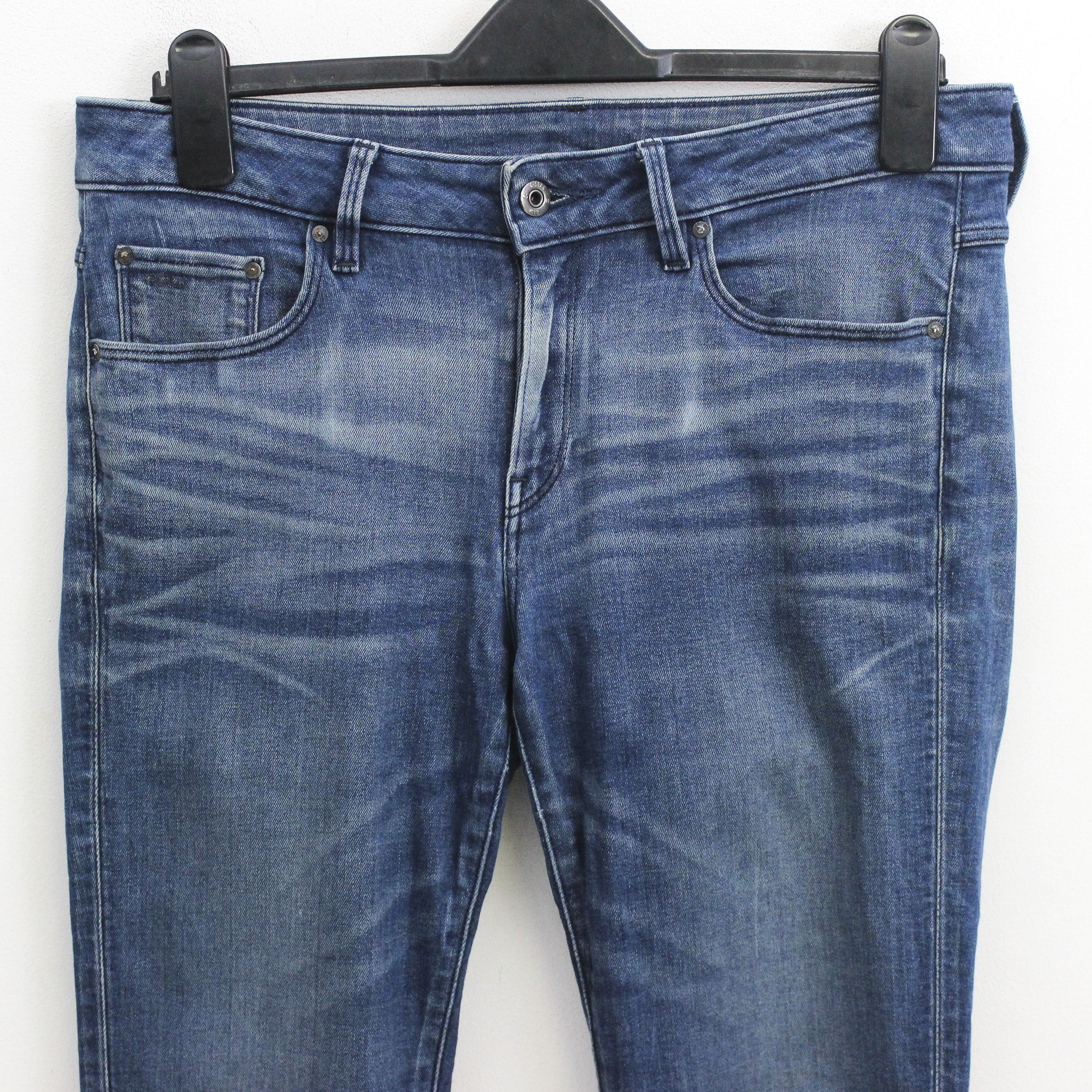 G-Star Contour High Skinny W31 L34 Jeans Pants Trousers Denim Zip Size 31" - 3 Thumbnail