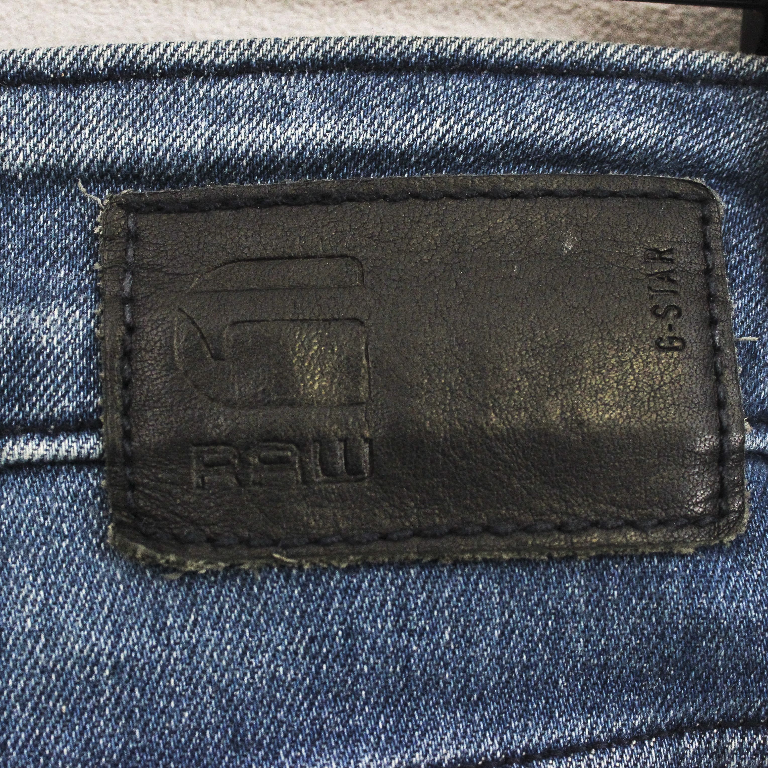 G-Star Contour High Skinny W31 L34 Jeans Pants Trousers Denim Zip Size 31" - 5 Thumbnail