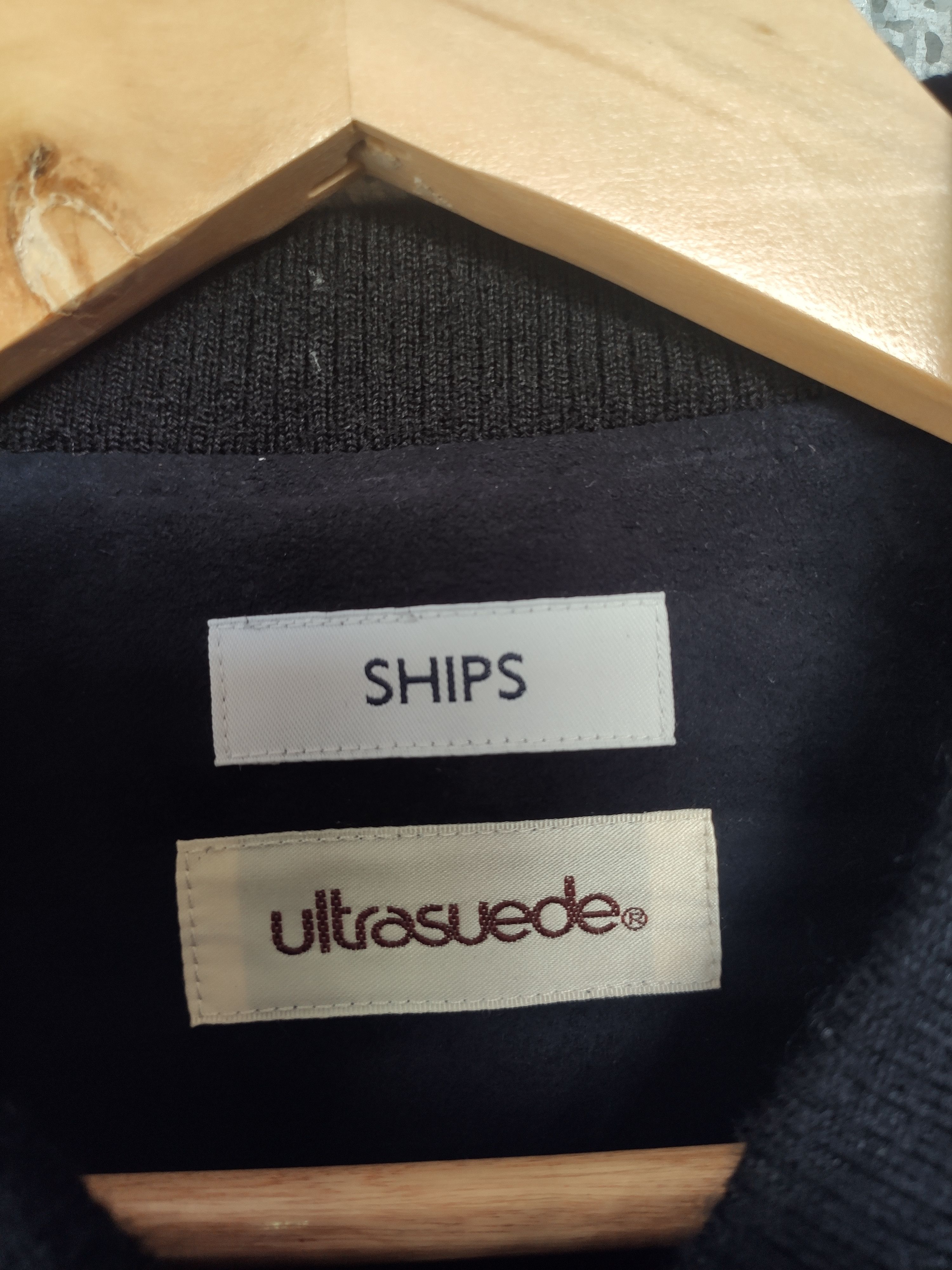 SHIPS × Ships Jet Blue Ships Jacket Ultra suede zipper jacket Size US S / EU 44-46 / 1 - 4 Thumbnail