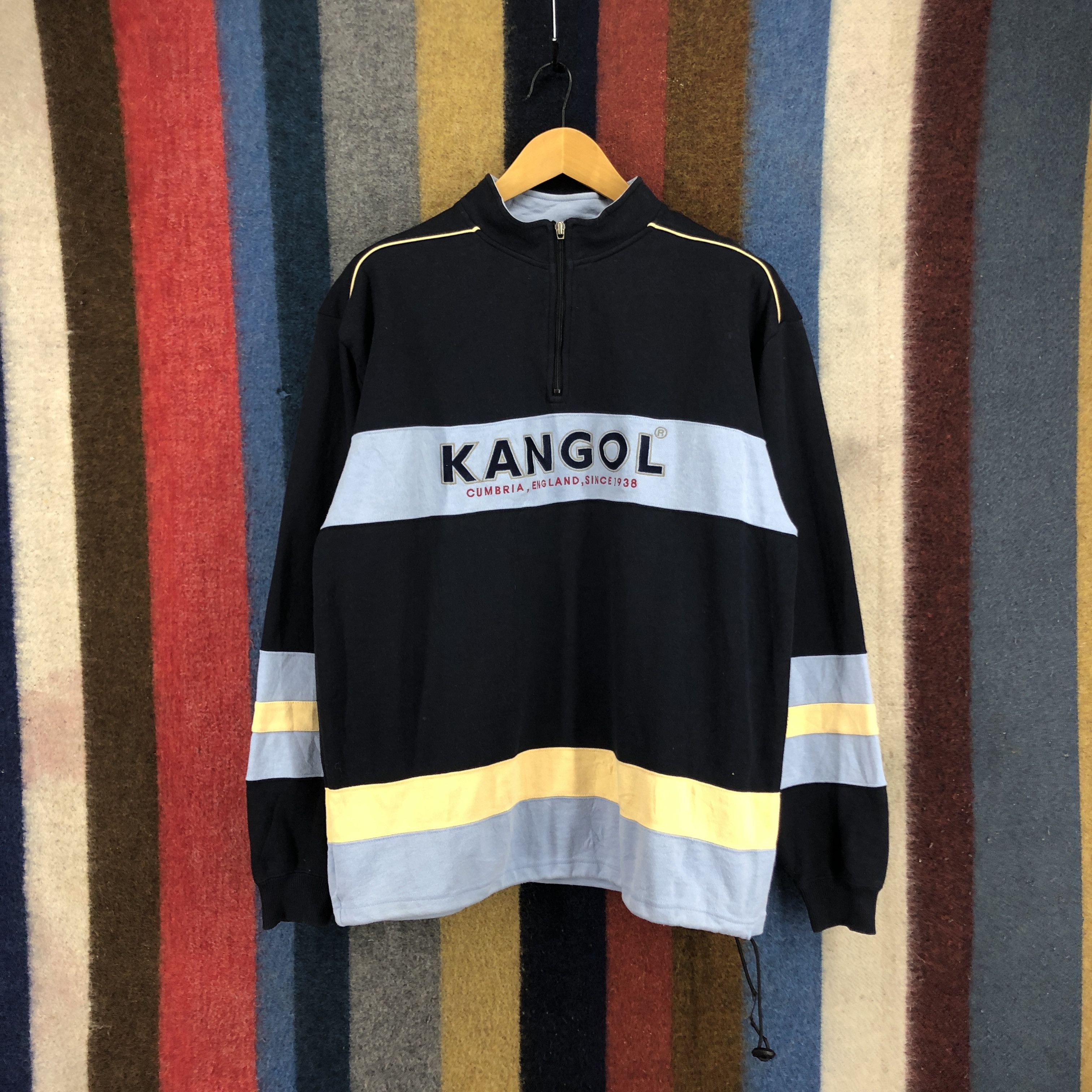 Kangol KANGOL CUMBRIA, ENGLAND Turtle Neck Sweatshirt #0384/P Size US L / EU 52-54 / 3 - 1 Thumbnail