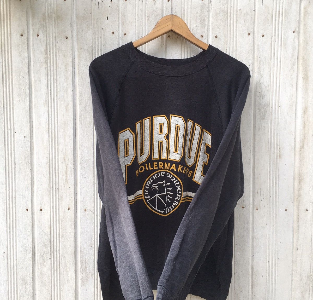 NCAA × Vintage Vintage Purdue Boilermakers Pull Over Sweatshirt Size US L / EU 52-54 / 3 - 4 Thumbnail