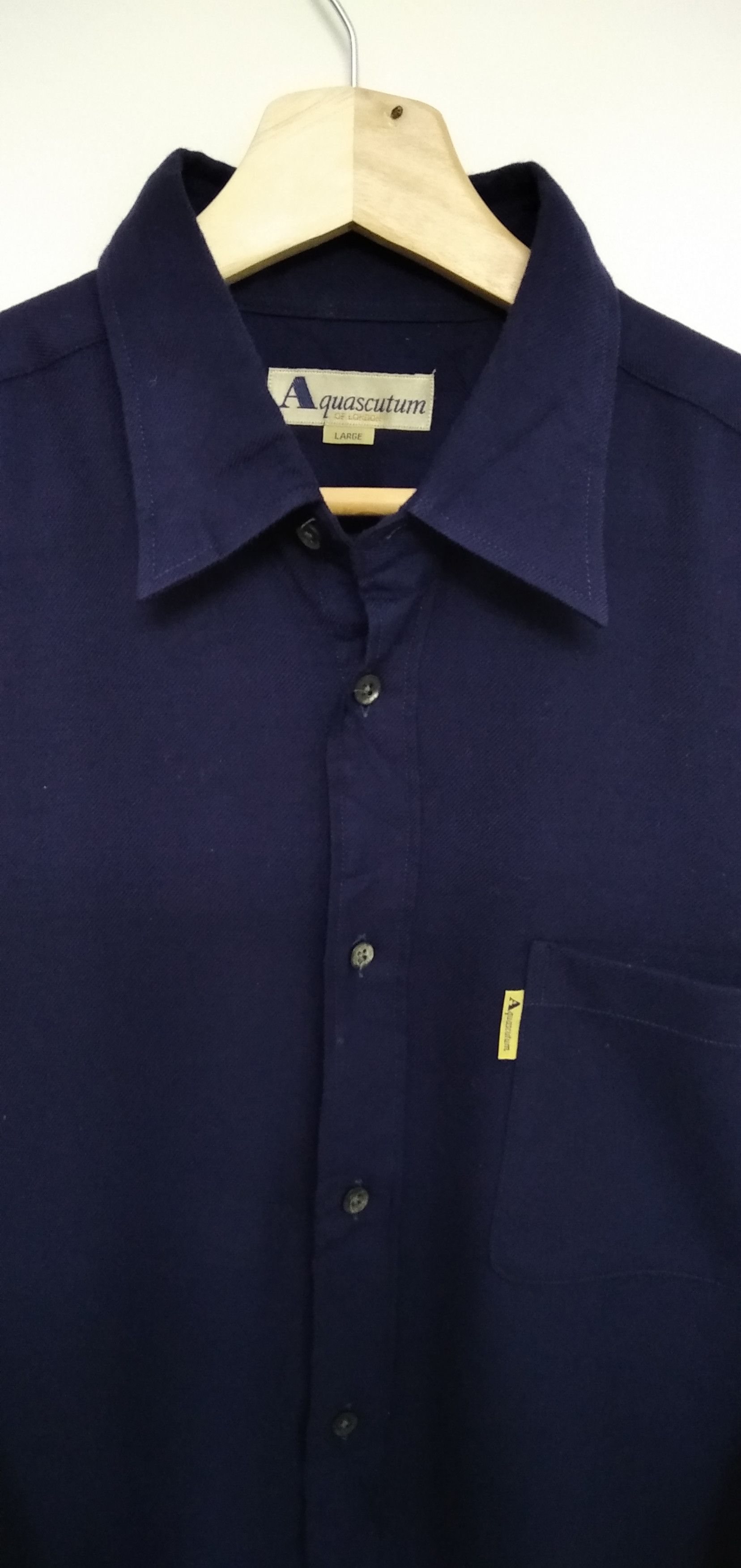 Aquascutum Vintage Aquascutum Long Sleeve Button Ups Size US L / EU 52-54 / 3 - 4 Thumbnail