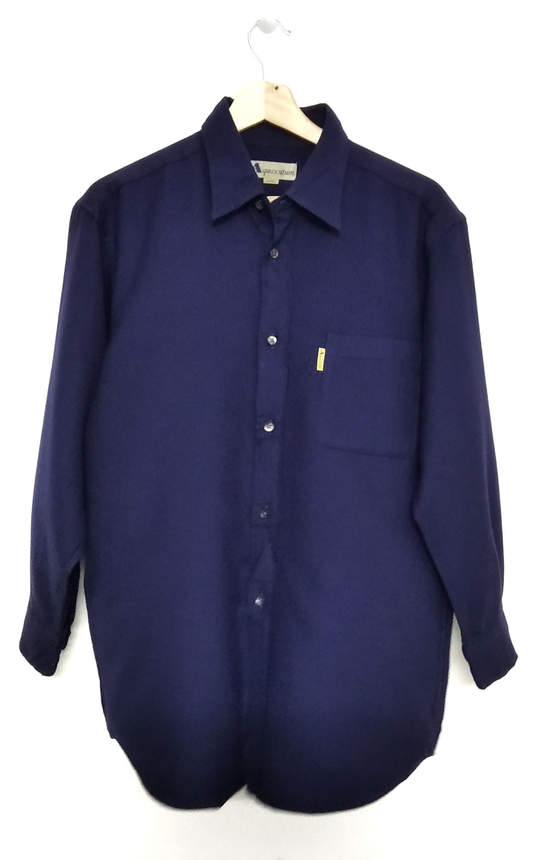 Aquascutum Vintage Aquascutum Long Sleeve Button Ups Size US L / EU 52-54 / 3 - 1 Thumbnail