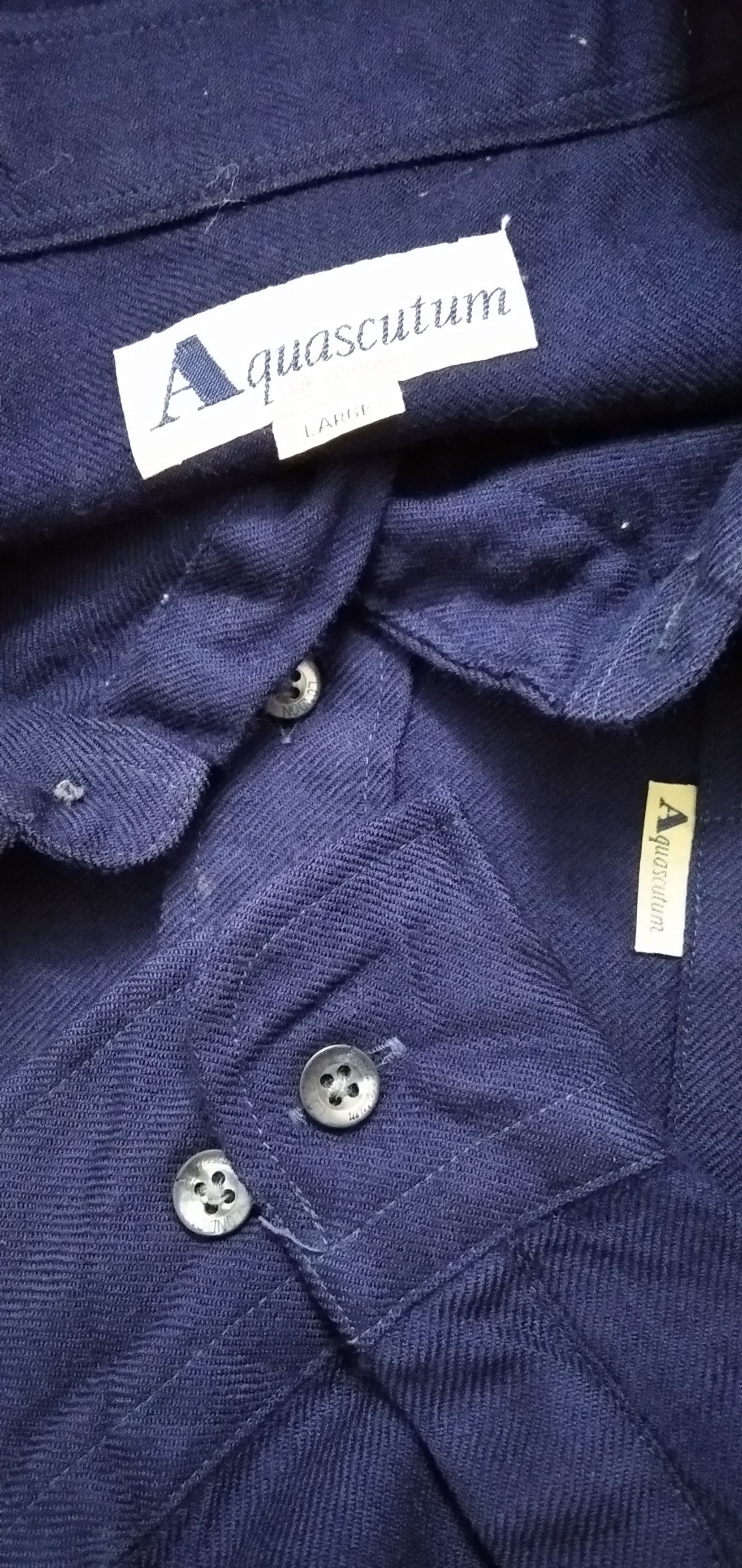 Aquascutum Vintage Aquascutum Long Sleeve Button Ups Size US L / EU 52-54 / 3 - 6 Thumbnail