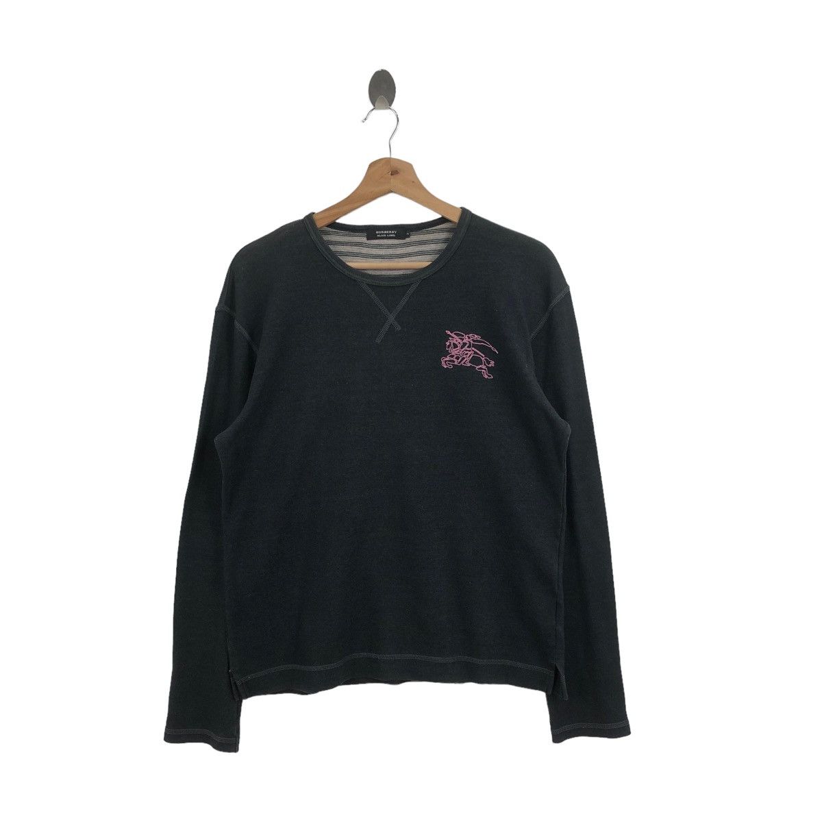 Pick!! Vtg BURBERRY Small Logo Sweatshirt Pullover Jumper