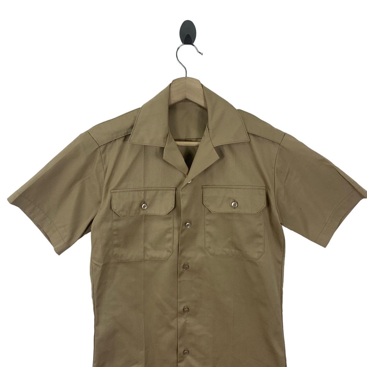 Vintage Vintage Short Sleeve Military Button Shirts Size US XS / EU 42 / 0 - 2 Thumbnail
