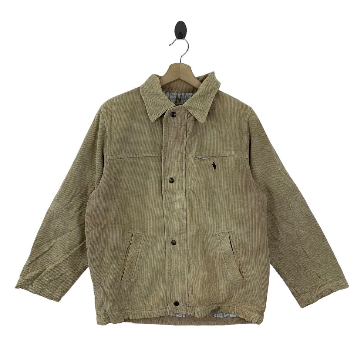 Ralph Lauren Vintage 90s Polo By Ralph Lauren Corduroy Button Jacket Size US M / EU 48-50 / 2 - 1 Thumbnail
