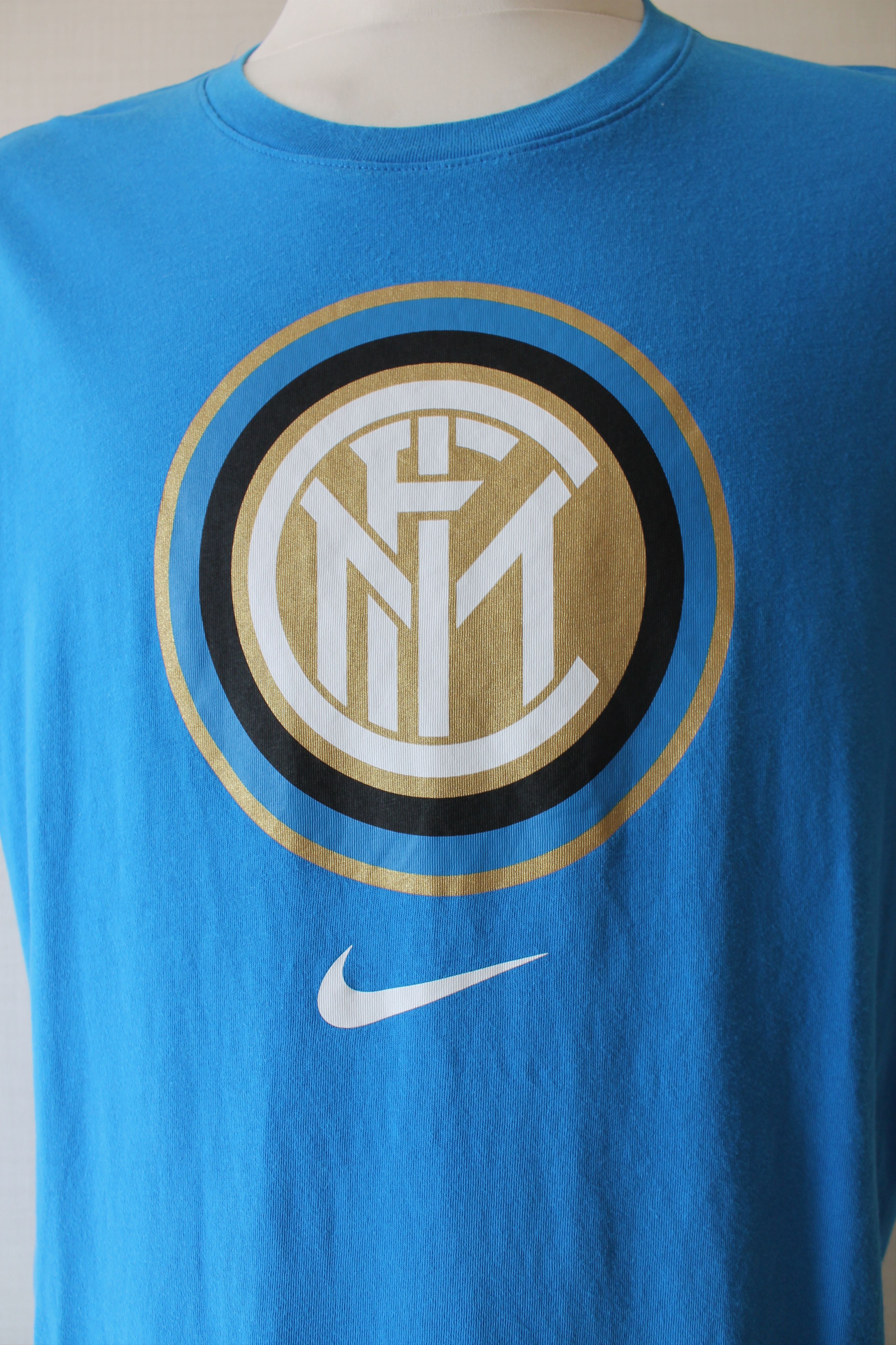 Nike NIKE INTER MILAN Internazionale t Shirt Soccer Football Team Size US L / EU 52-54 / 3 - 2 Thumbnail
