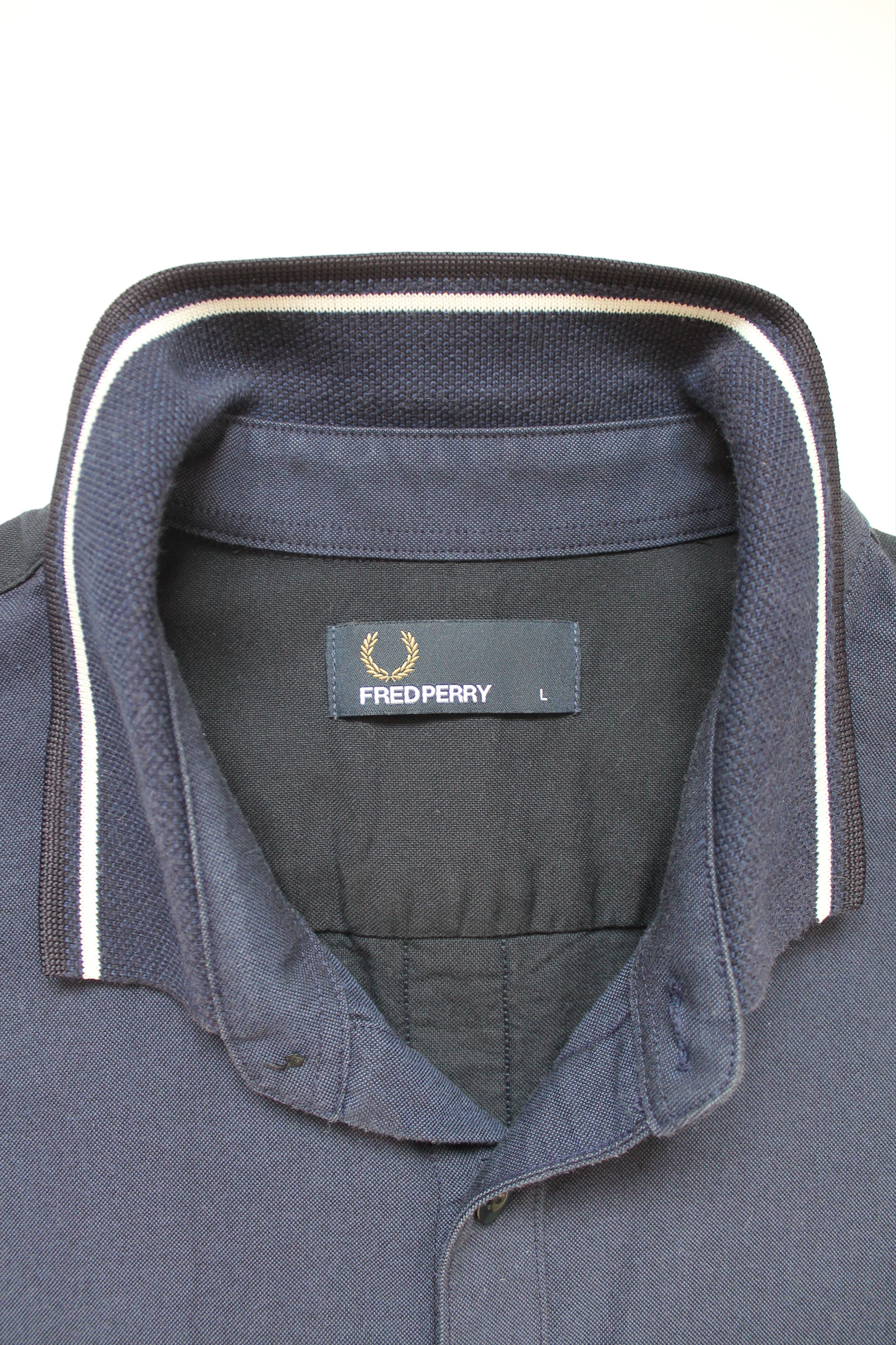 Fred Perry Fred Perry Shirt Short Sleeve Navy Blue Size US M / EU 48-50 / 2 - 5 Thumbnail
