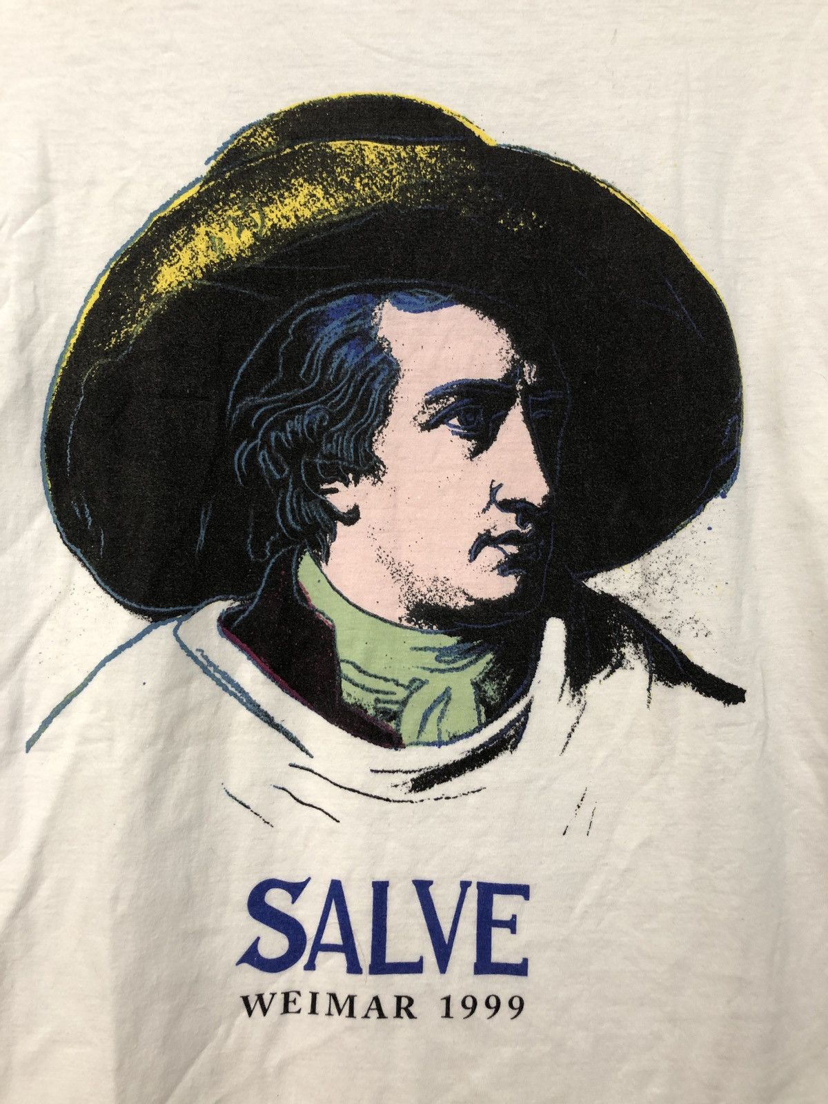 Andy Warhol Vintage 90s Andy Warhol Salve Weimar 1999 T-Shirt Size US M / EU 48-50 / 2 - 2 Thumbnail