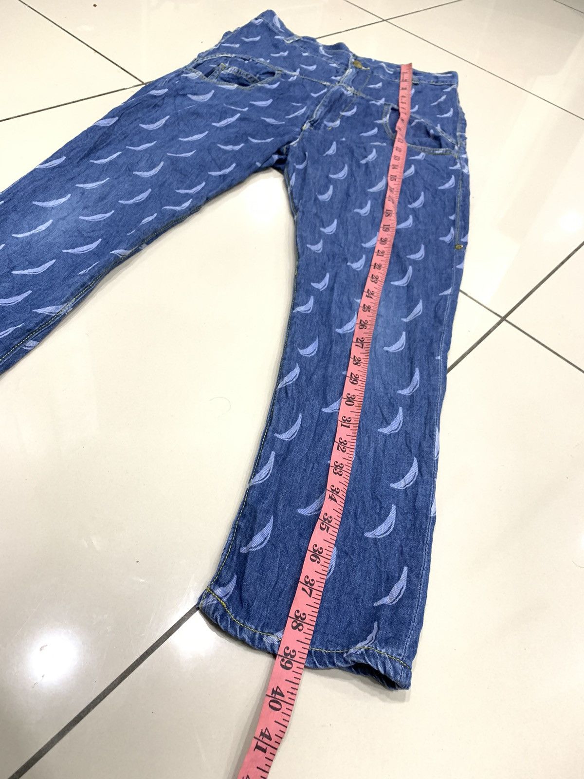 Issey Miyake MERCIBEAUCOUP JEVOUS ENPRIE BANABA PRINT PANTS Size US 31 - 3 Thumbnail