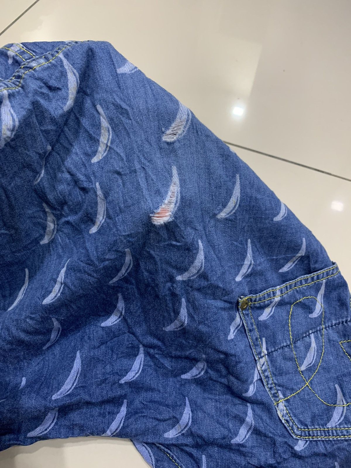 Issey Miyake MERCIBEAUCOUP JEVOUS ENPRIE BANABA PRINT PANTS Size US 31 - 10 Thumbnail