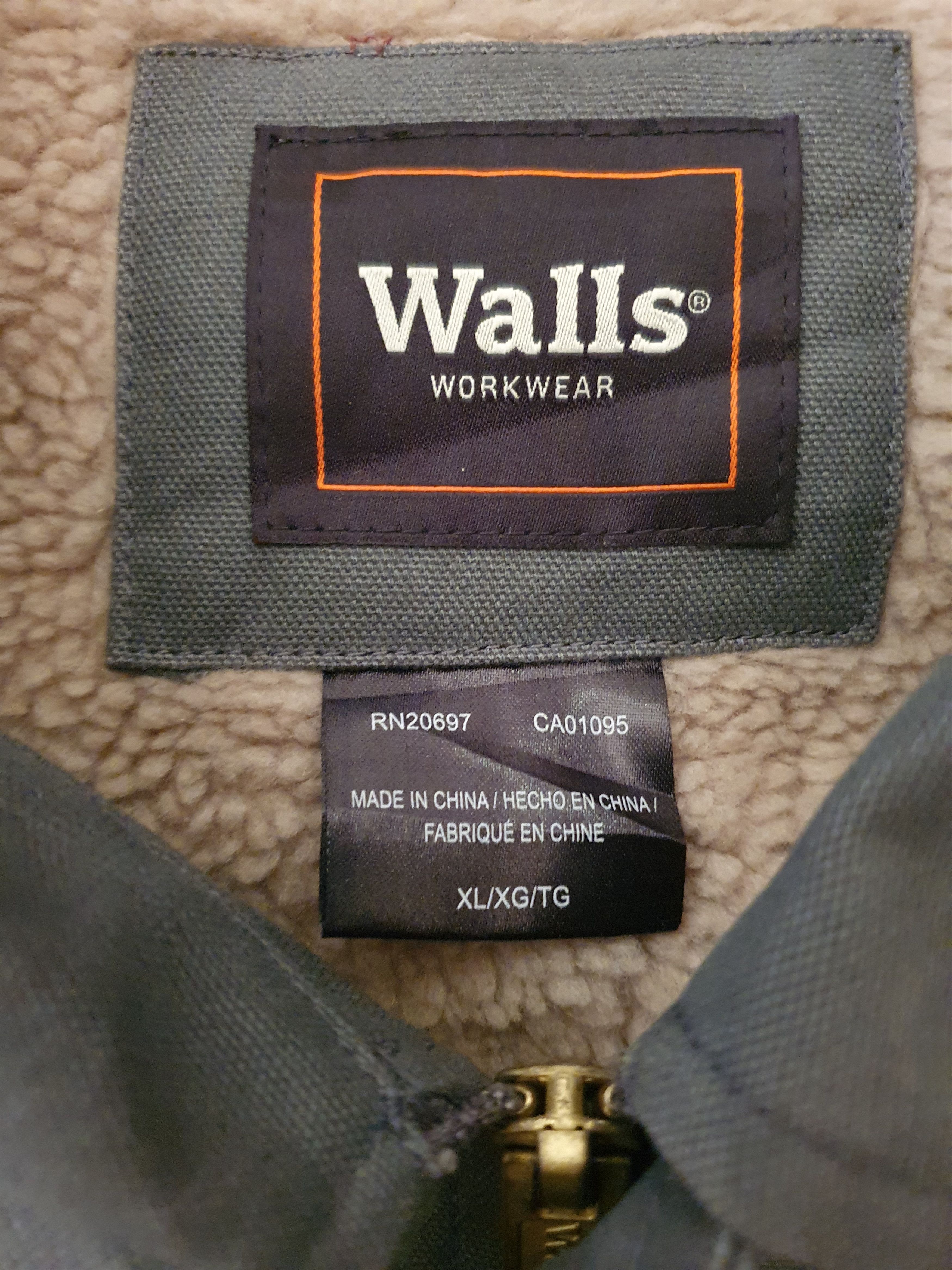 Walls WALLS Sherpa Lined Duck Canvas Work jacket,sz XL Size US XL / EU 56 / 4 - 10 Thumbnail