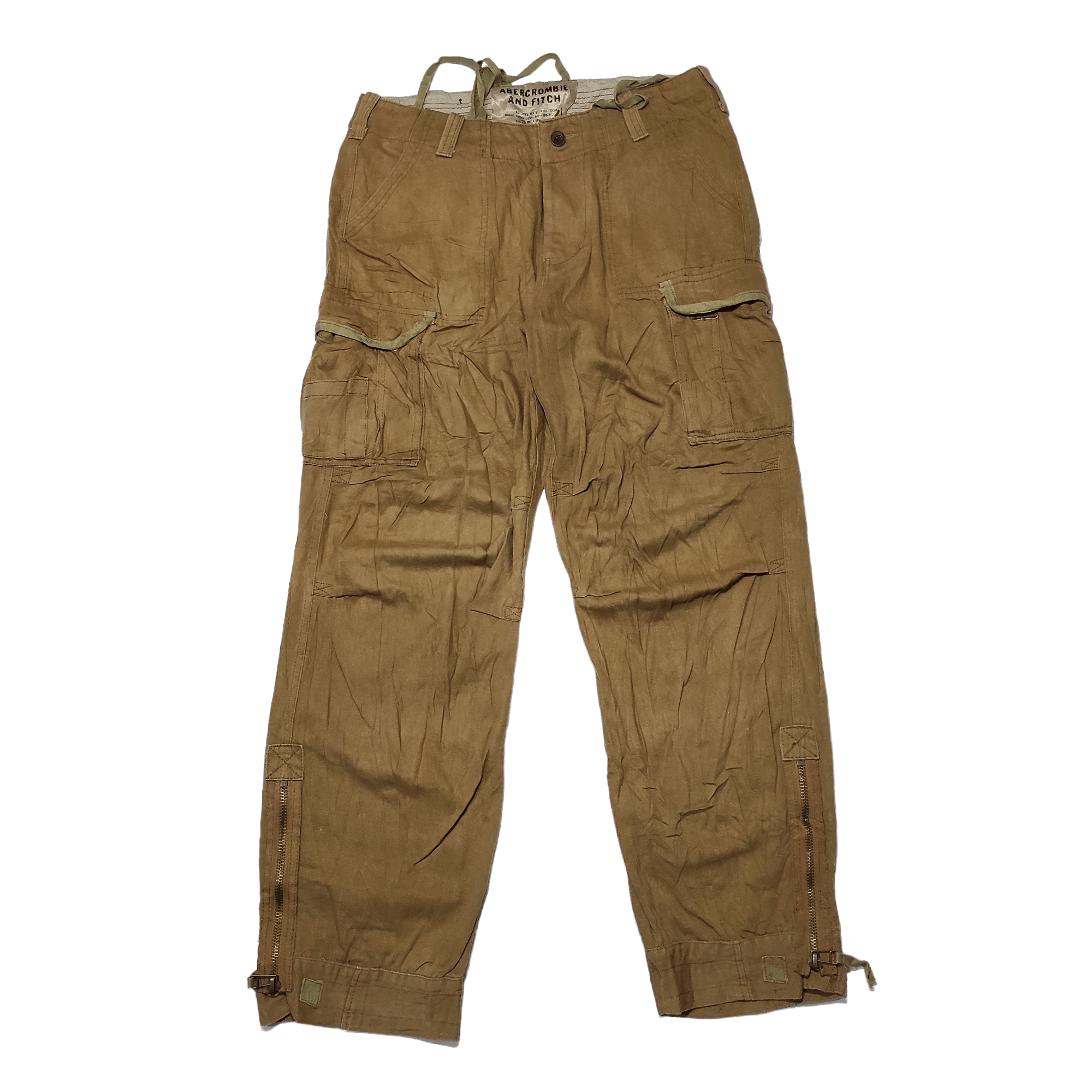 Abercrombie & Fitch Abercrombie & Fitch Cargo multipocket pants Size US 34 / EU 50 - 1 Thumbnail