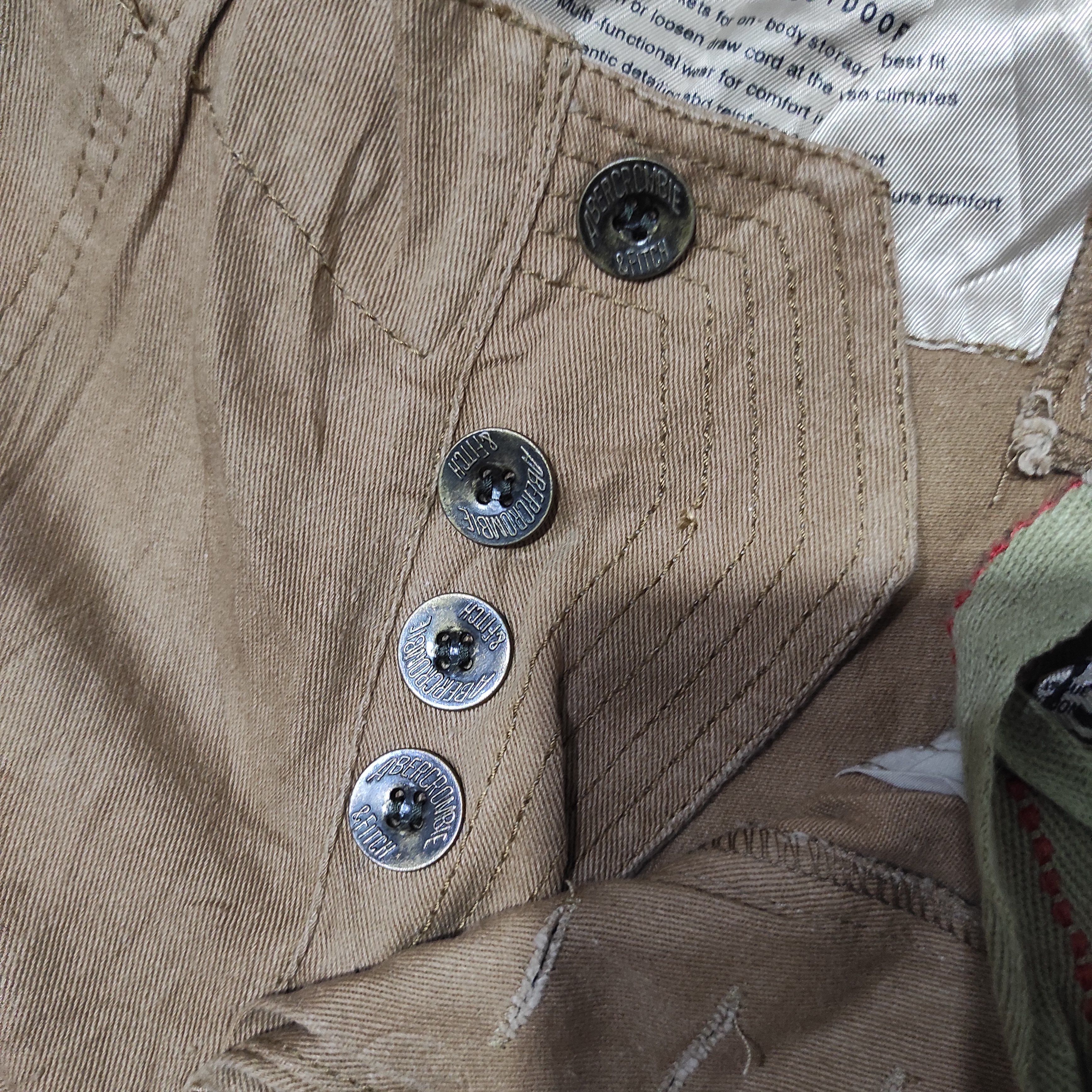 Abercrombie & Fitch Abercrombie & Fitch Cargo multipocket pants Size US 34 / EU 50 - 8 Thumbnail