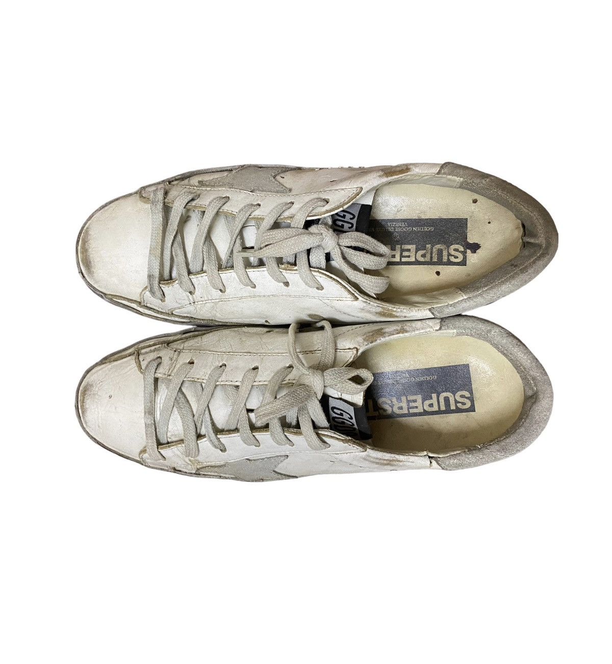 Golden Goose Golden Goose White Sneakers Size US 7.5 / EU 40-41 - 2 Thumbnail