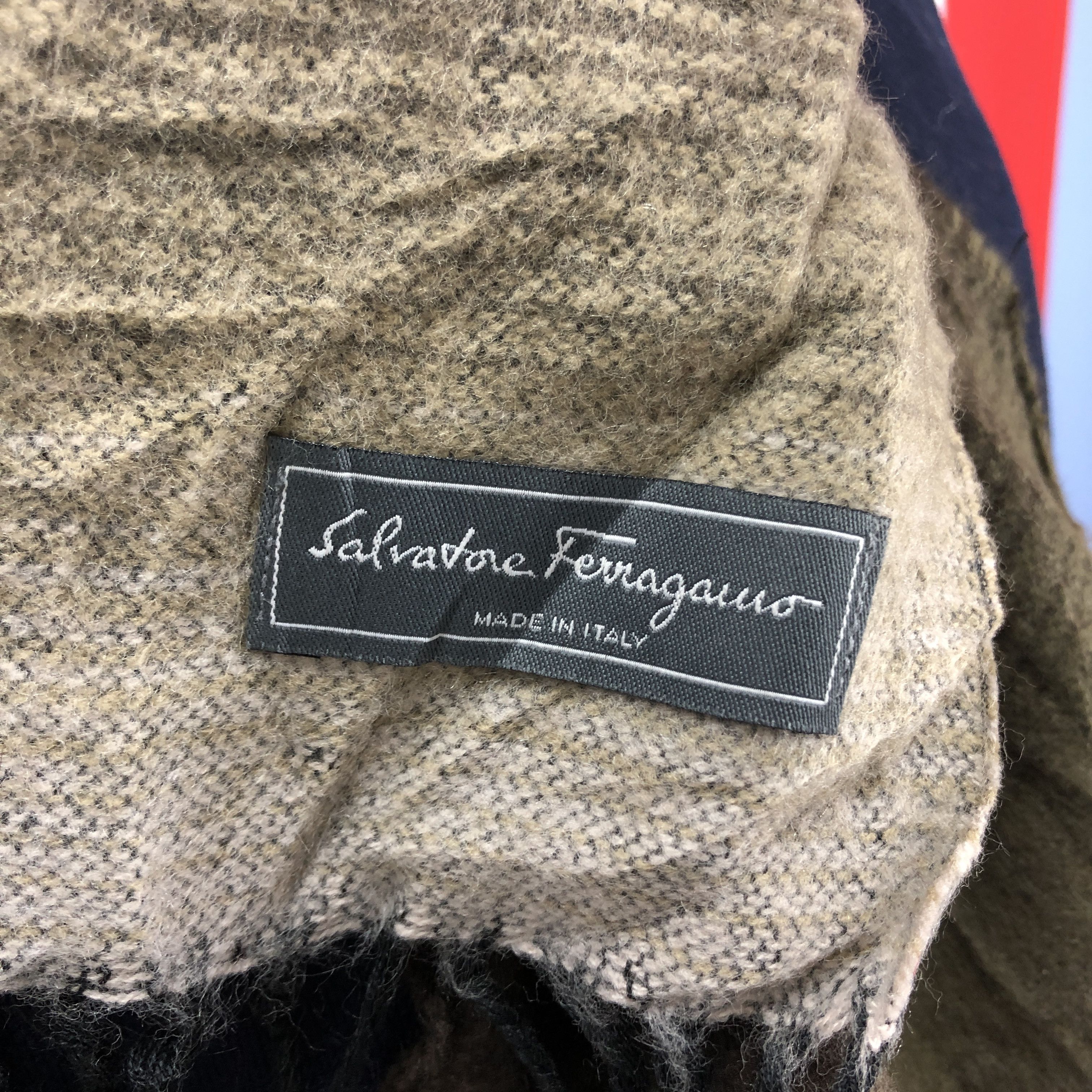 Salvatore Ferragamo SALVATORE FERRAGAMO Muffler Scarf #0959/AG Size ONE SIZE - 5 Thumbnail