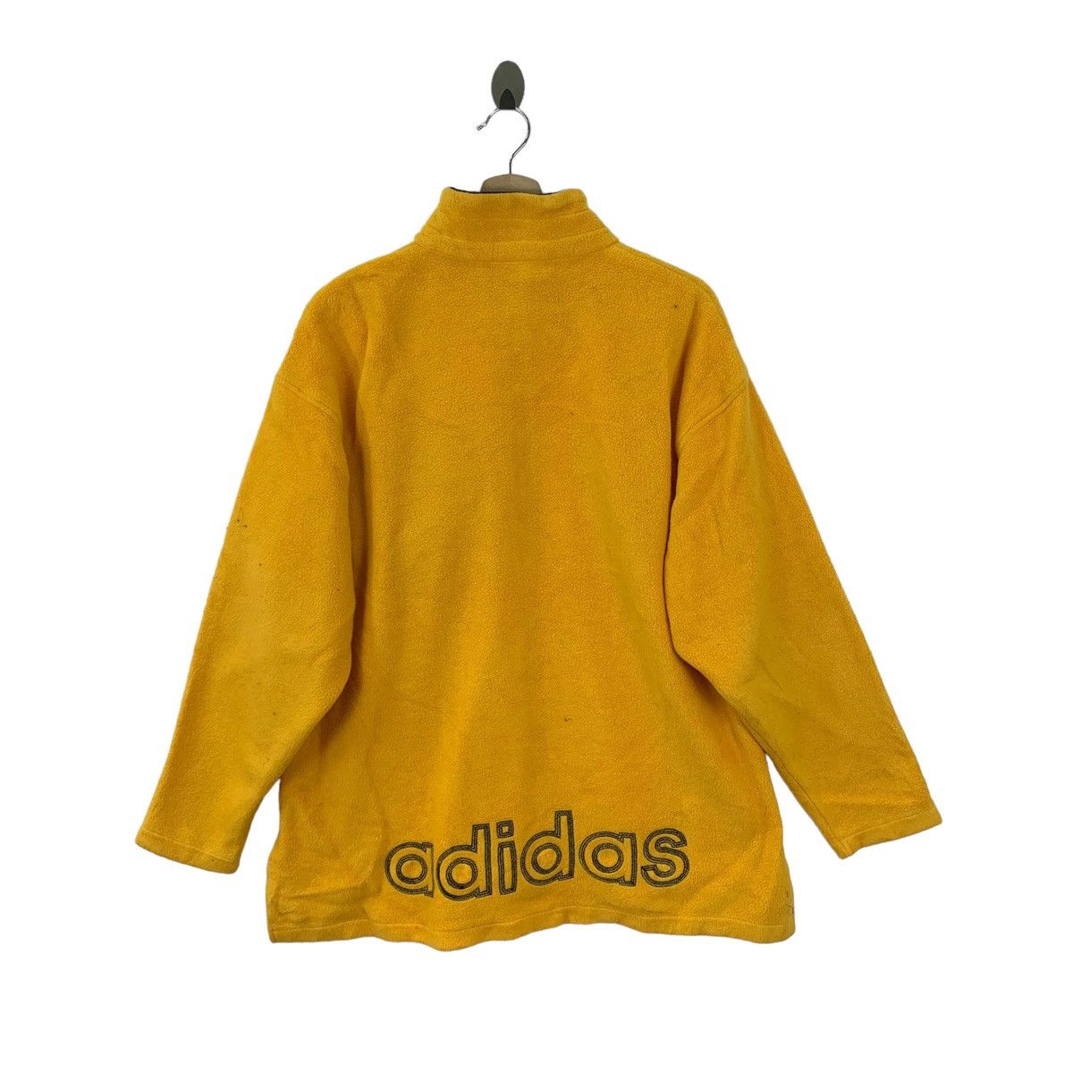 Vintage Vintage 90s Adidas Advanture Half Zip Fleece Outdoor Sweater Size US L / EU 52-54 / 3 - 3 Thumbnail
