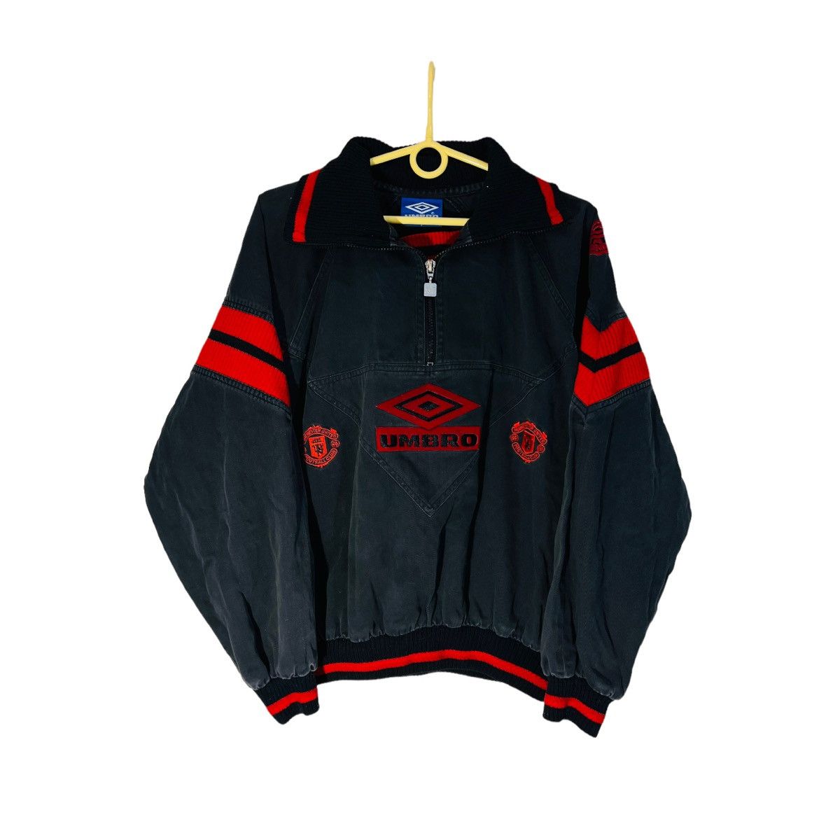 Umbro Manchester United umbro sweatshirt drill top vintage 90s Size US S / EU 44-46 / 1 - 6 Thumbnail