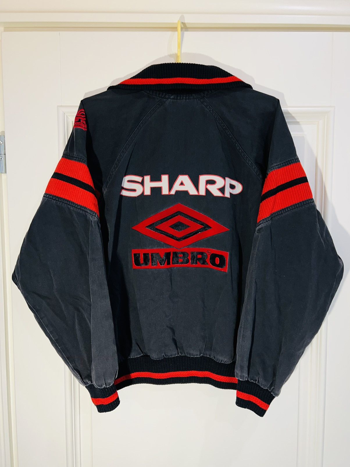 Umbro Manchester United umbro sweatshirt drill top vintage 90s Size US S / EU 44-46 / 1 - 10 Thumbnail