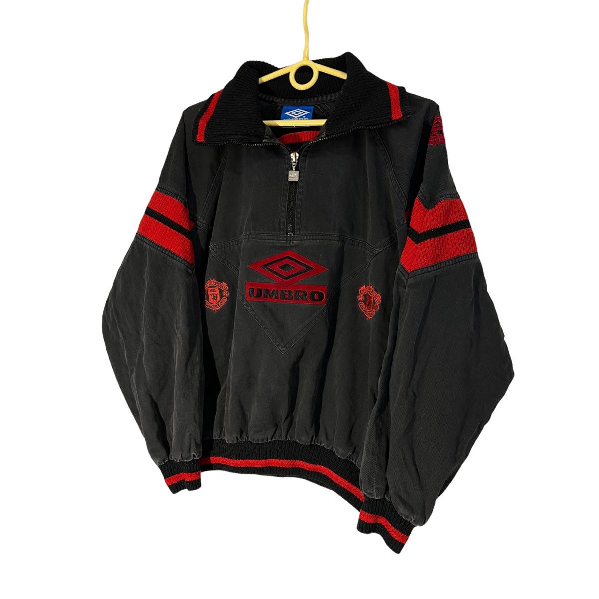 Umbro Manchester United umbro sweatshirt drill top vintage 90s Size US S / EU 44-46 / 1 - 7 Thumbnail