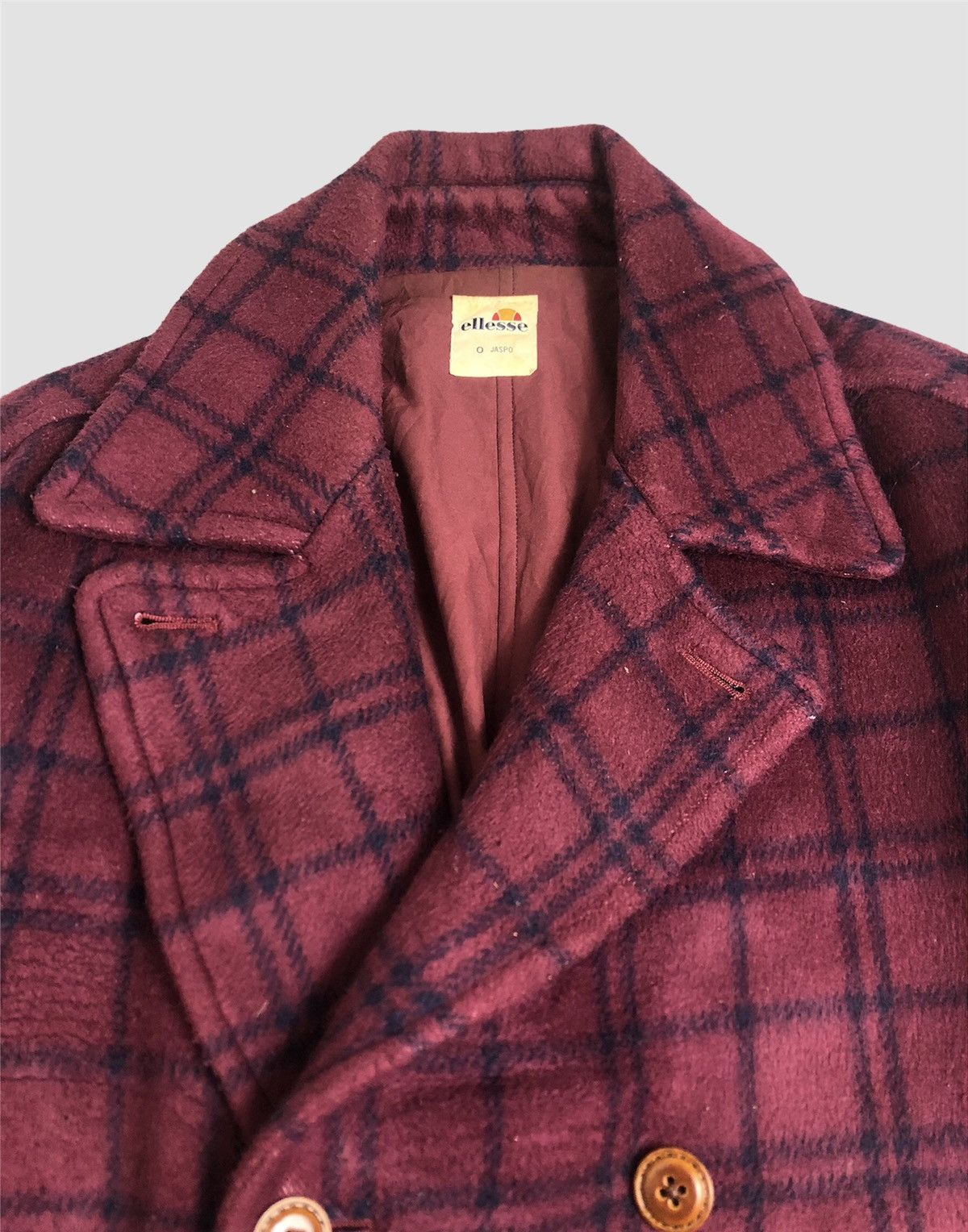 Ellesse × Vintage Vintage Ellesse Checkered Winter Coat Free Size Size US L / EU 52-54 / 3 - 4 Thumbnail