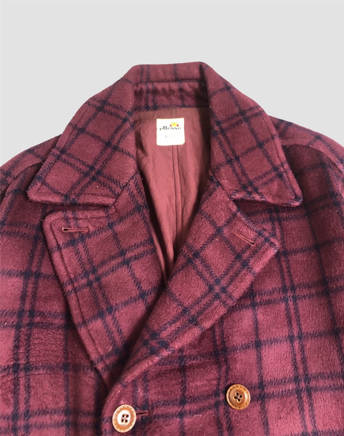 Ellesse × Vintage Vintage Ellesse Checkered Winter Coat Free Size Size US L / EU 52-54 / 3 - 8 Thumbnail