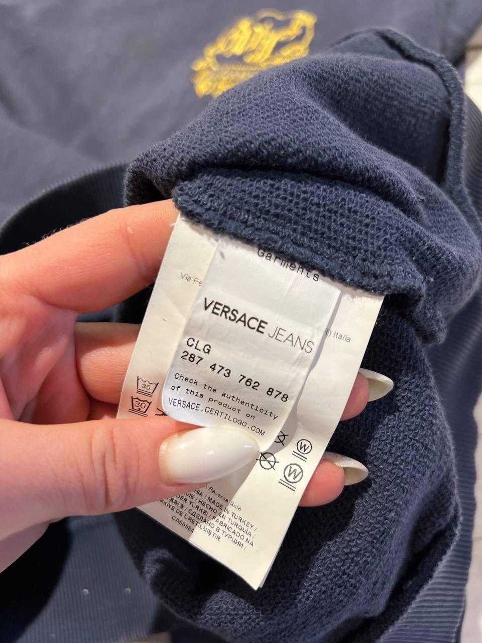 Versace Versace Jeans Sweatshirt Big Logo Size US L / EU 52-54 / 3 - 9 Thumbnail