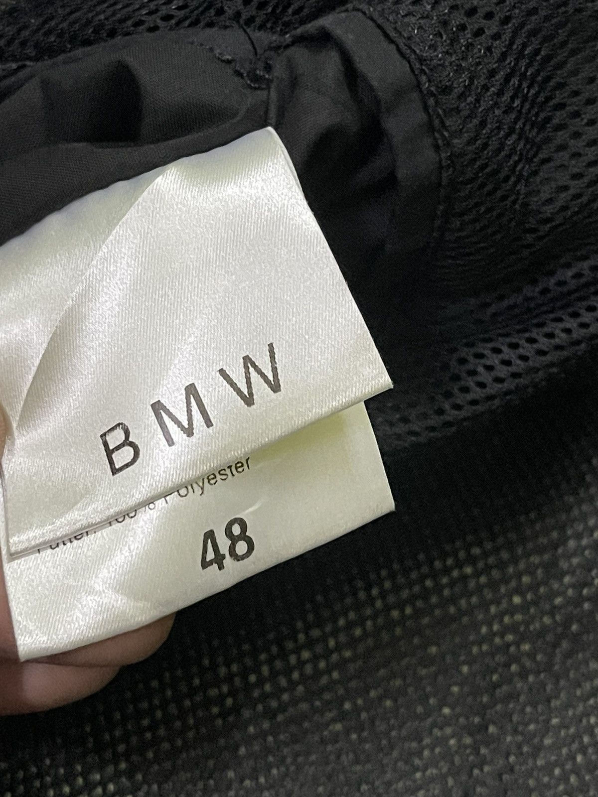 BMW BMW BLACK DENIM RACING LEATHER COLLAR JACKET Size US M / EU 48-50 / 2 - 17 Thumbnail