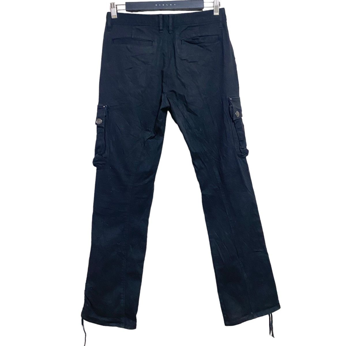 Le Grande Bleu (L.G.B.) SAUCY COOL Black Cargo Pants Size US 30 / EU 46 - 2 Thumbnail