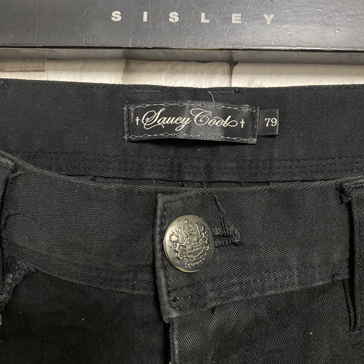 Le Grande Bleu (L.G.B.) SAUCY COOL Black Cargo Pants Size US 30 / EU 46 - 10 Thumbnail
