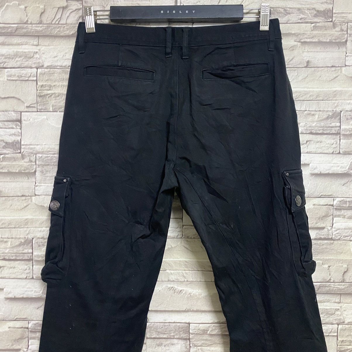 Le Grande Bleu (L.G.B.) SAUCY COOL Black Cargo Pants Size US 30 / EU 46 - 12 Thumbnail