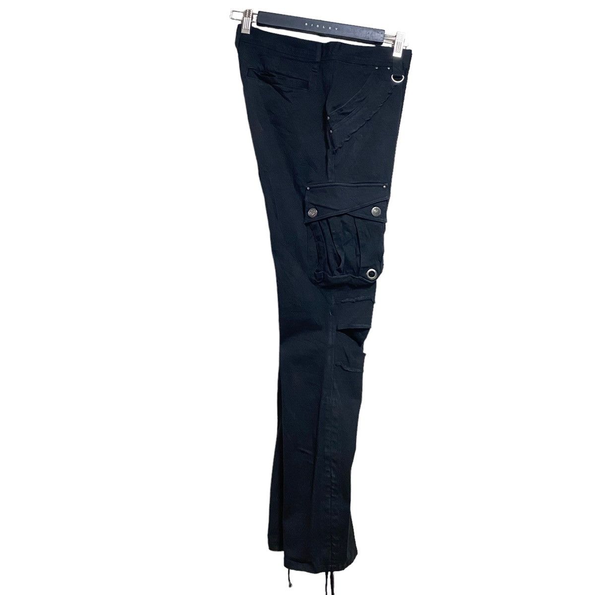 Le Grande Bleu (L.G.B.) SAUCY COOL Black Cargo Pants Size US 30 / EU 46 - 4 Thumbnail