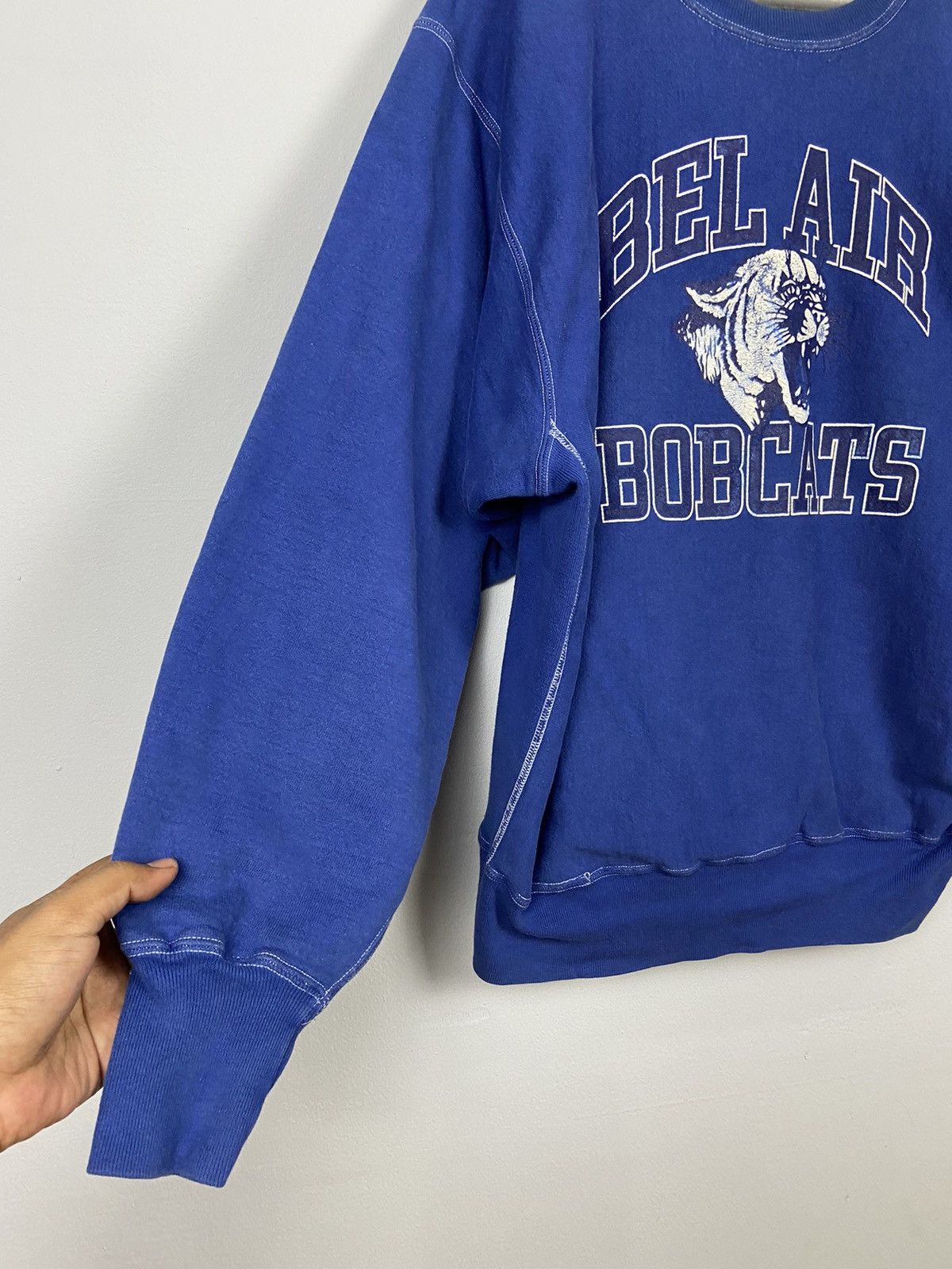 Champion Vintage Champion Reverse Weave Bel Air Boncats Sweathirt Size US XL / EU 56 / 4 - 4 Thumbnail