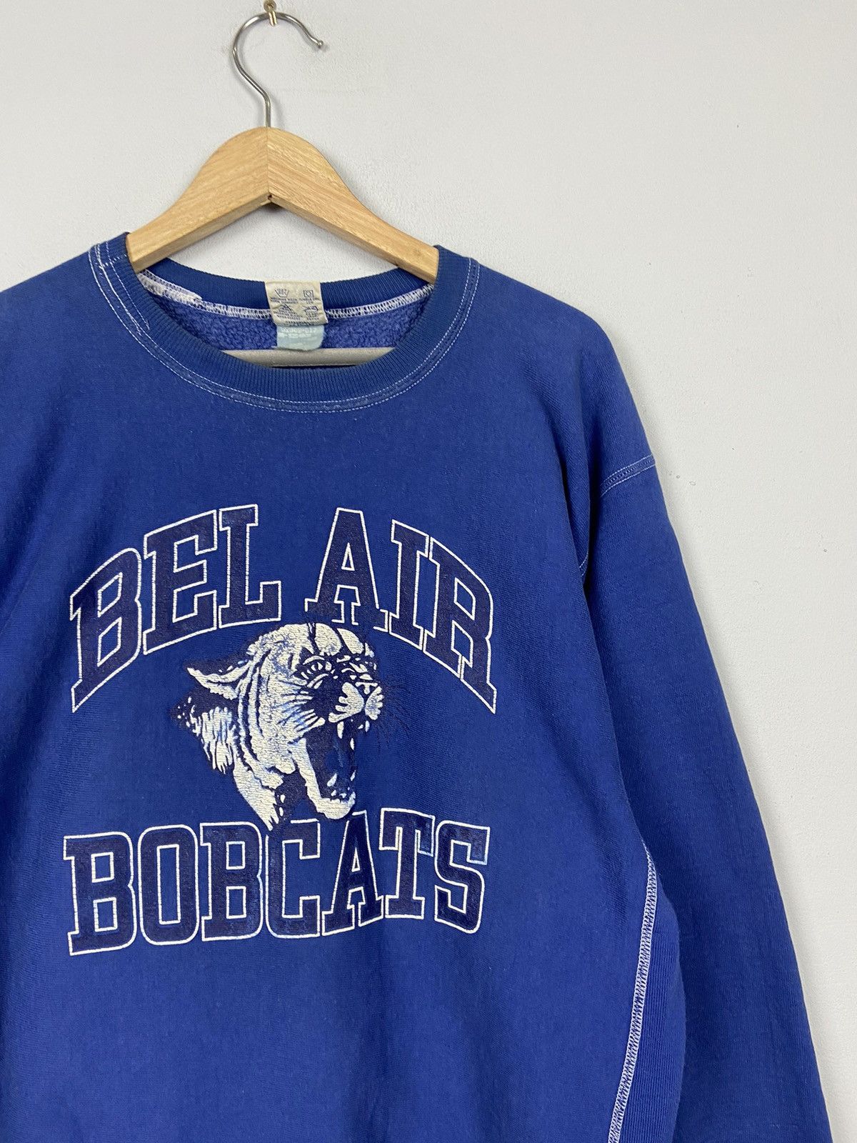 Champion Vintage Champion Reverse Weave Bel Air Boncats Sweathirt Size US XL / EU 56 / 4 - 2 Thumbnail