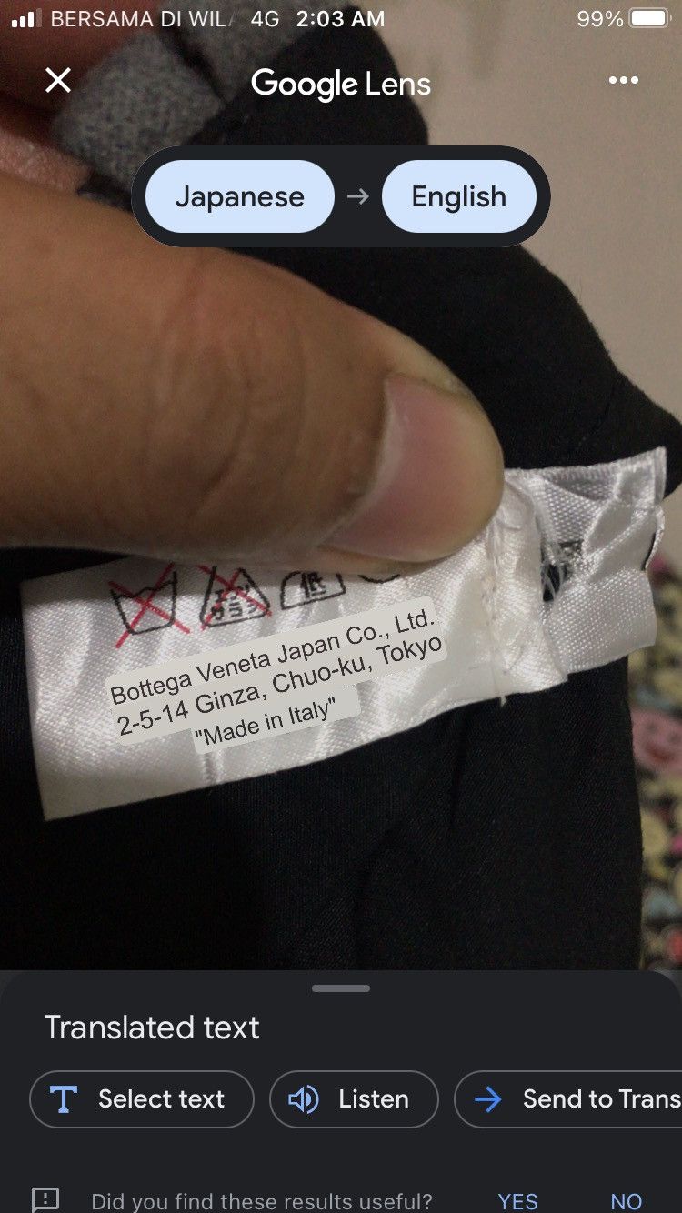 Bottega Veneta Vintage BOTTEGA VENETA made ITALY pants nice Design Trouser Size US 33 - 10 Thumbnail